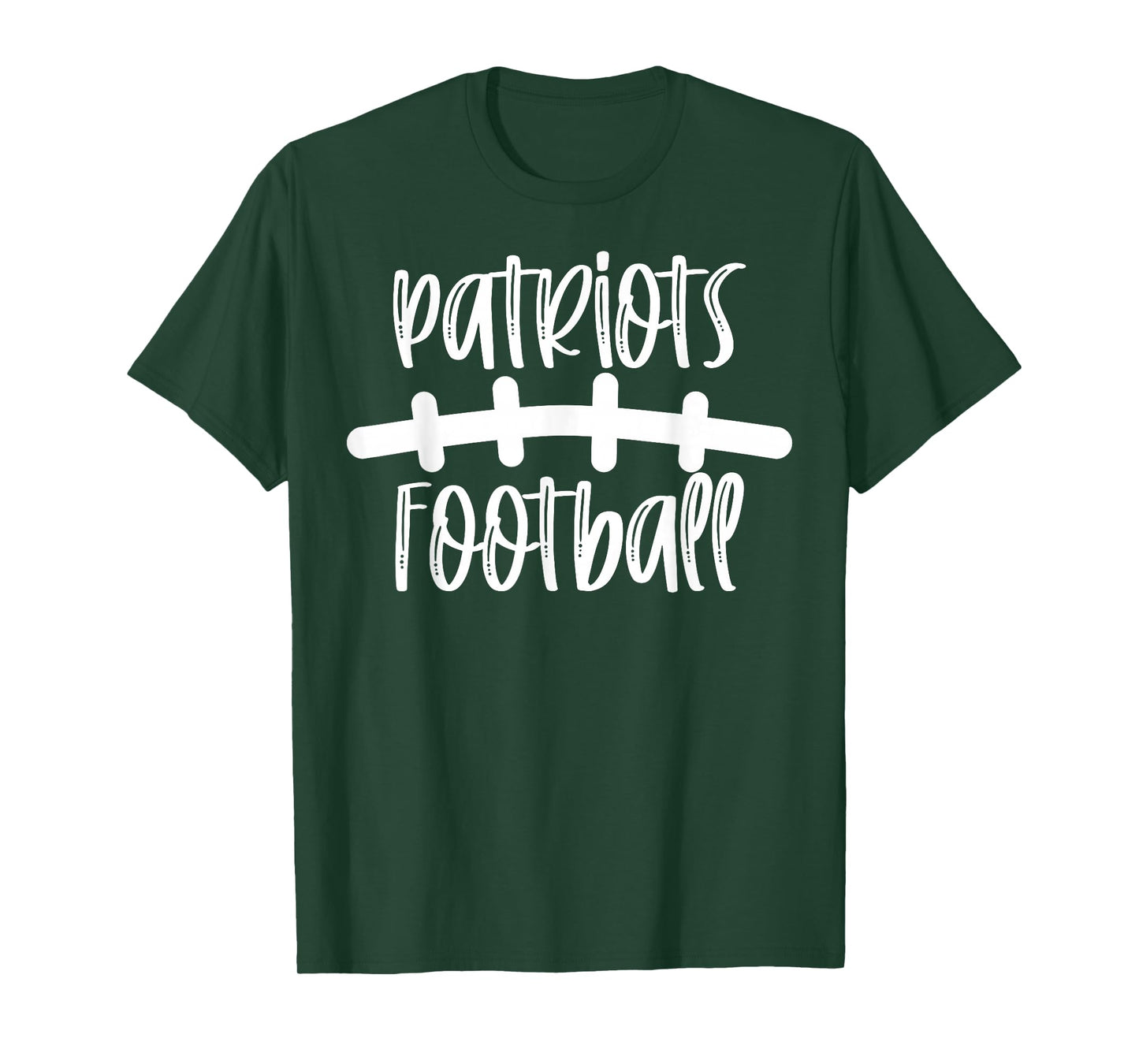 Patriots Football School Spirit Team Mascot Game Night T-Shirt