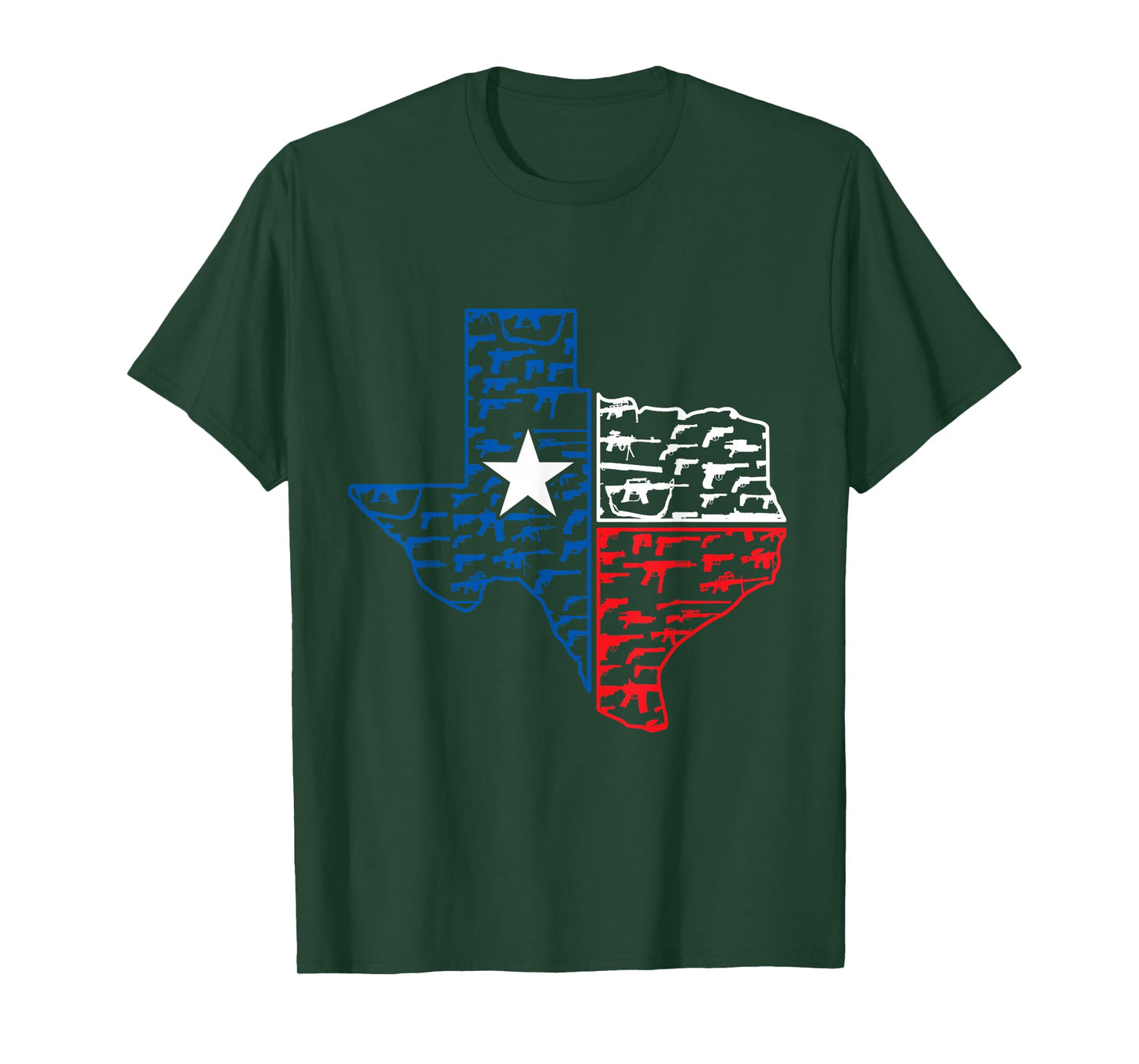 Weapons America Texan Flag Gift Texas T-Shirt