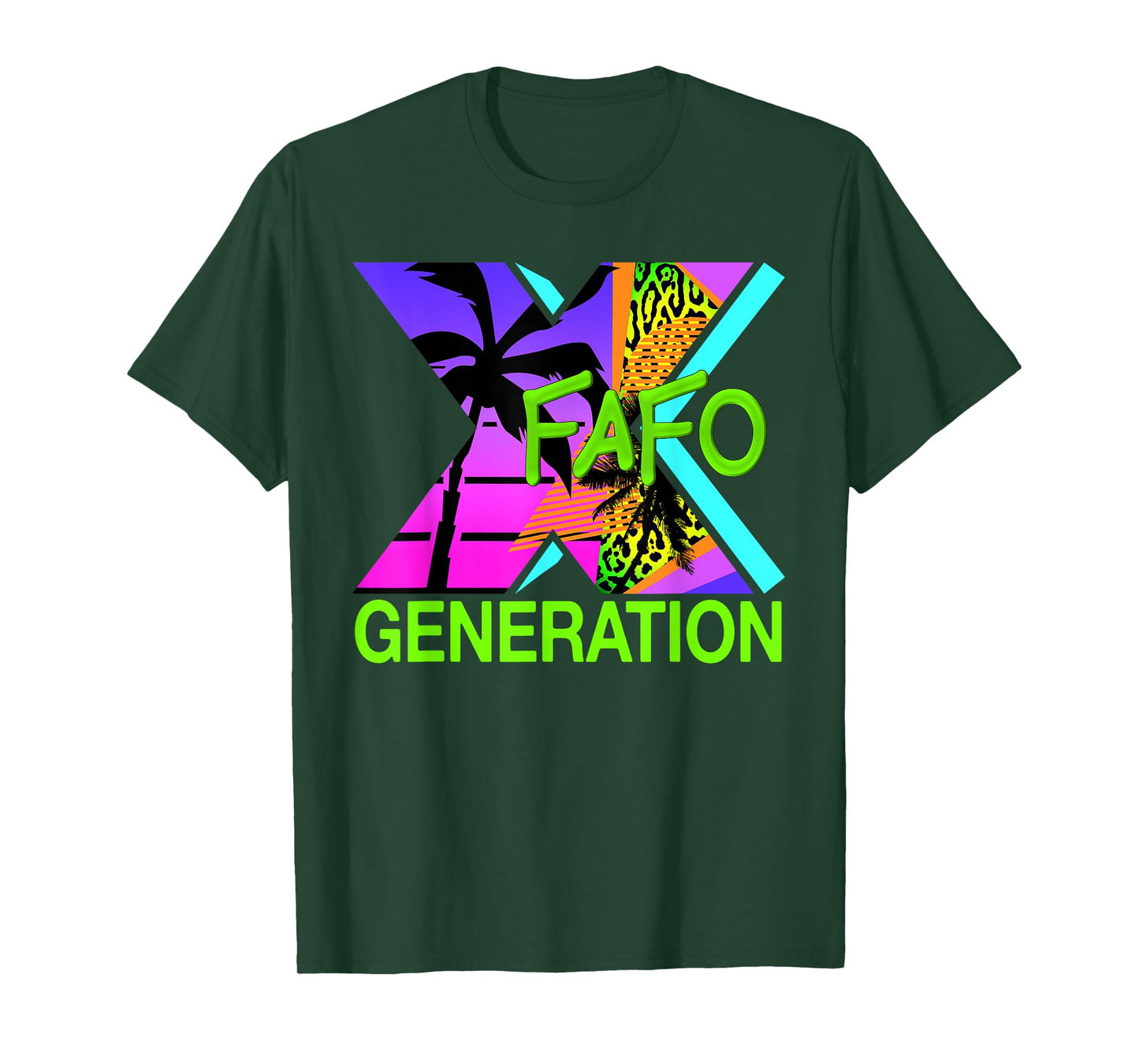 Funny Generation X Humor 60s 70s 80s FAFO Men Women Gen X T-Shirt
