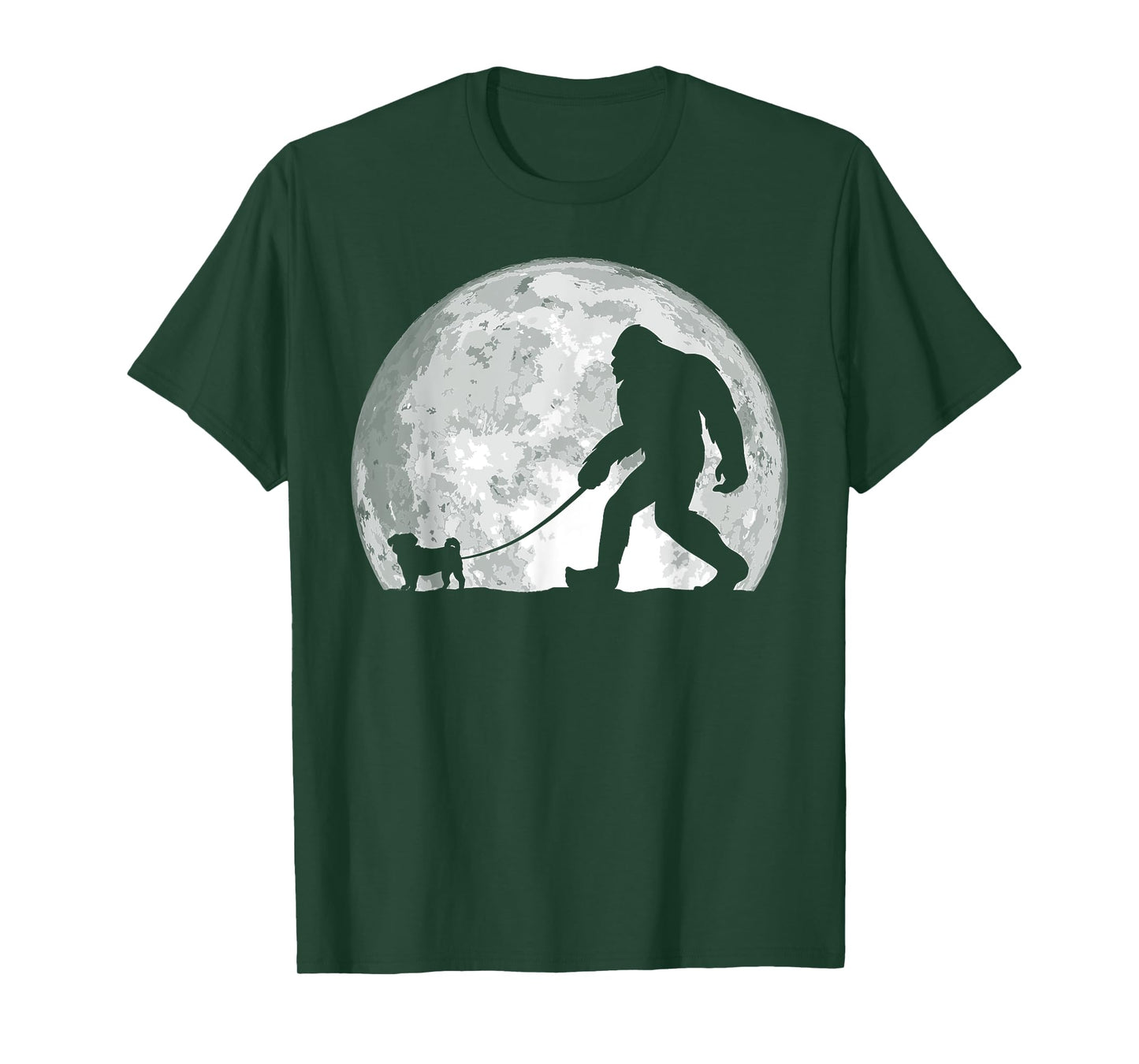 Funny Bigfoot, Pug Lover, Bigfoot Lover, Bigfoot T-Shirt