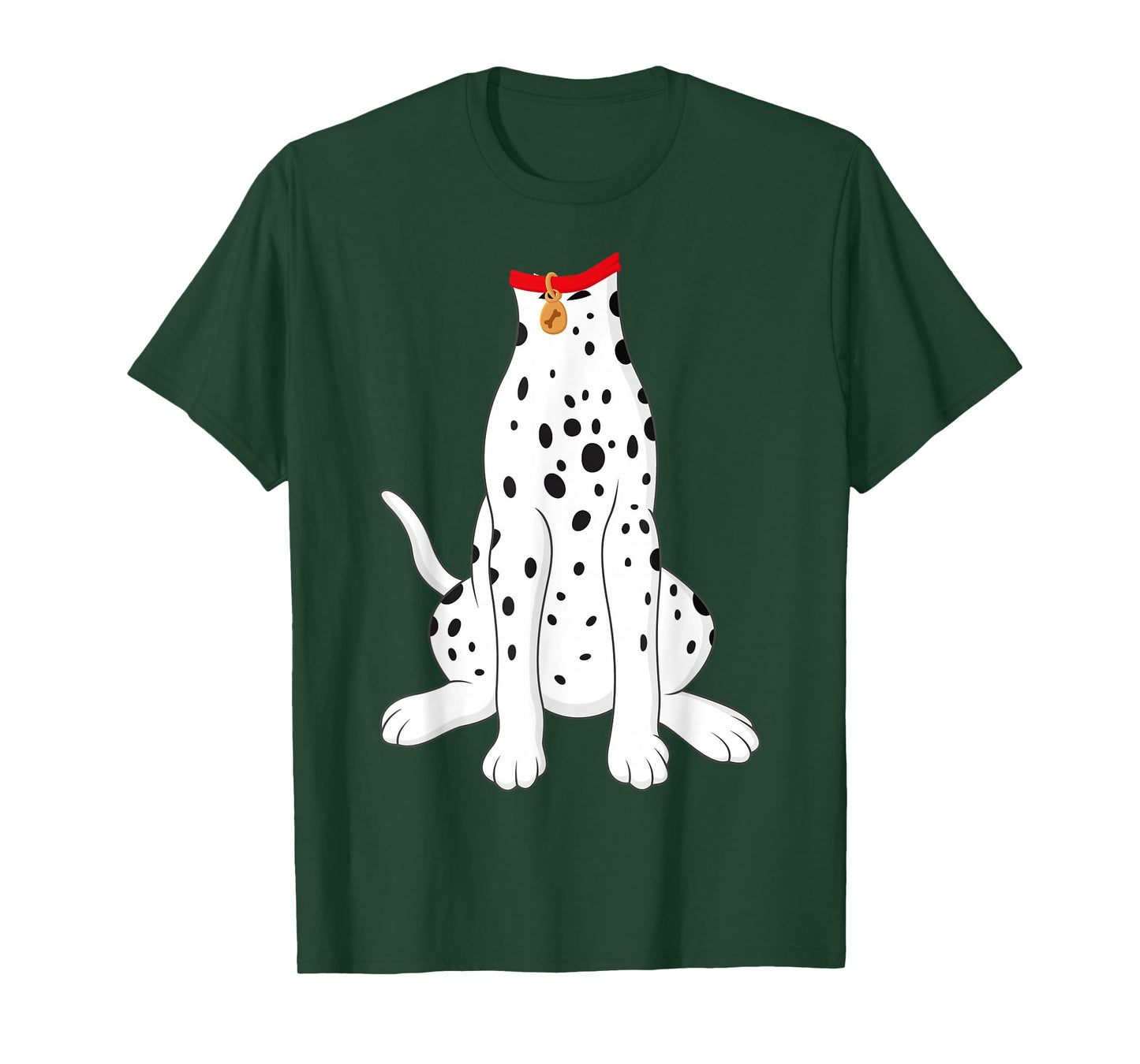 Dalmatian Shirt Adult Men Women Kids Dalmatian Costume T-Shirt
