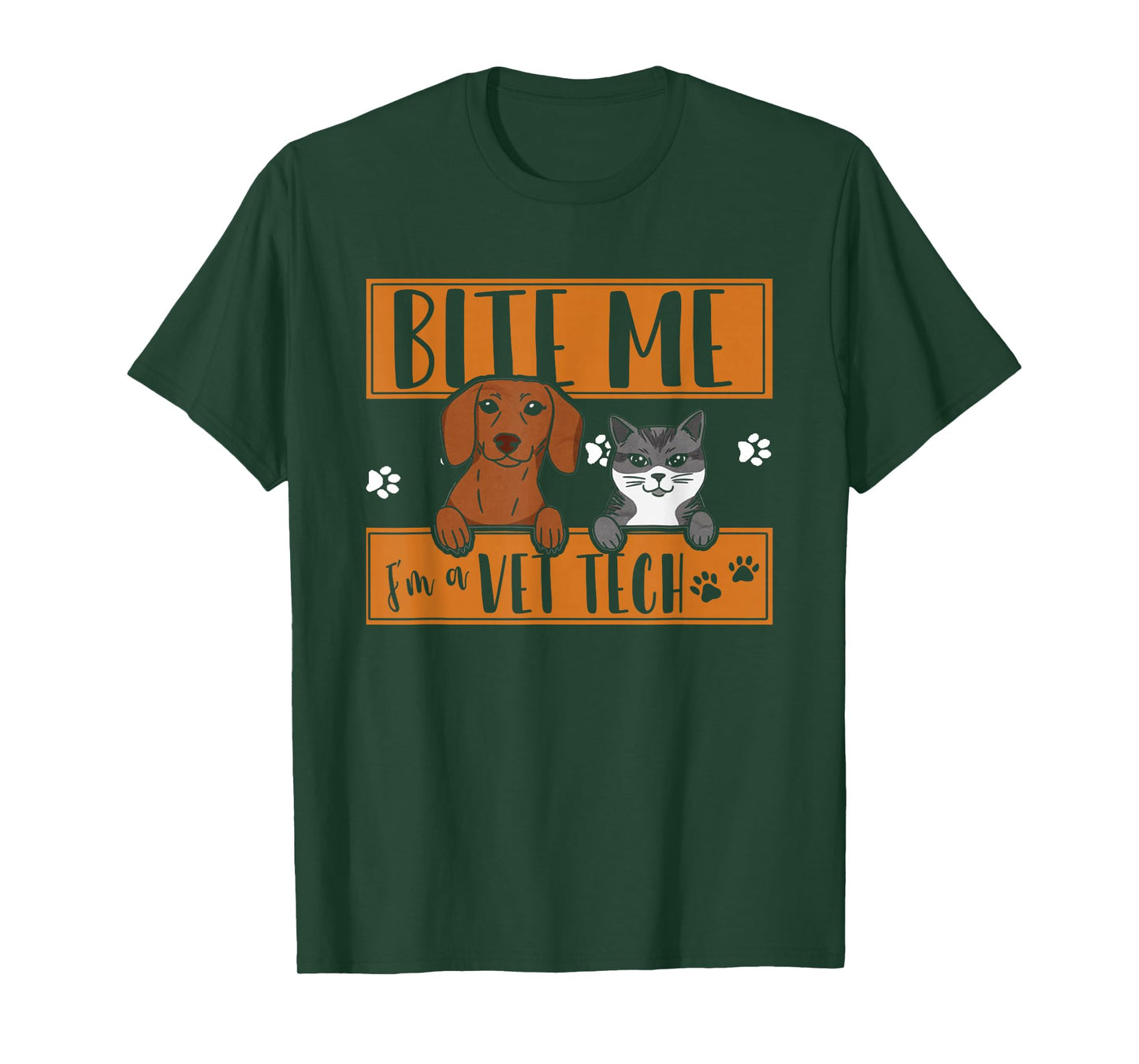 Funny Bite Me I'm Vet Tech | Veterinary | Veterinarian T-Shirt