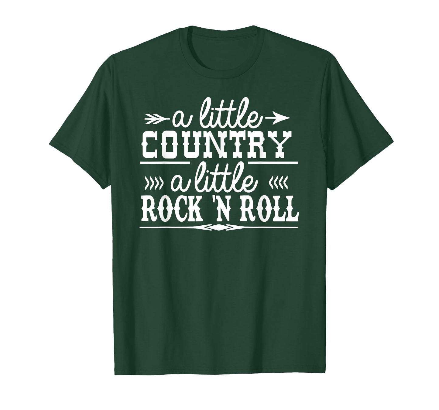 A Little Country A Little Rock N Roll Western Shirt T-Shirt