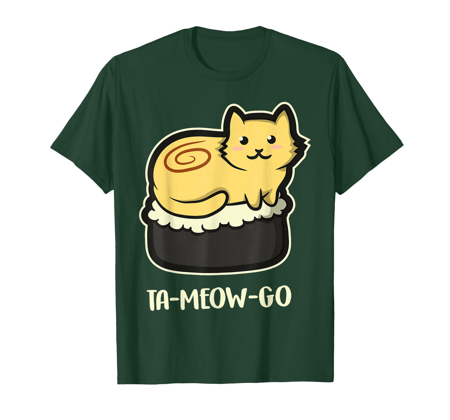 Japanese Anime Kawaii Sushi Cat T-Shirt