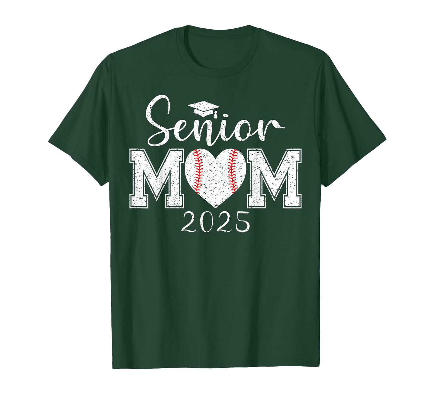 Senior Mom Baseball 2025 Class Of 2025 Graduation T-Shirt