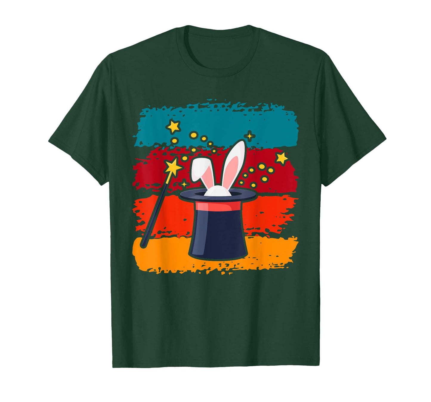 Magicians Hat for Magician Magic Icons Boys Magician T-Shirt