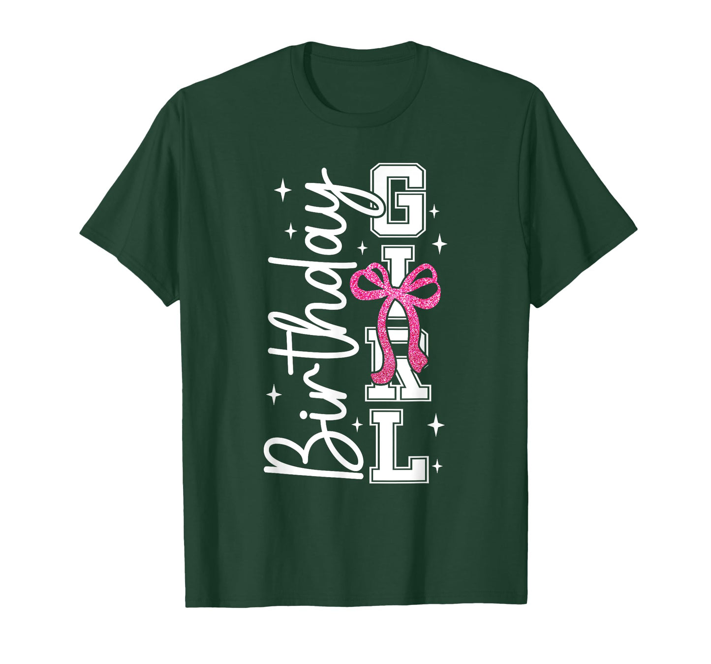 Birthday Girl Coquette Funny Birthday Girl Pink Coquette Bow T-Shirt