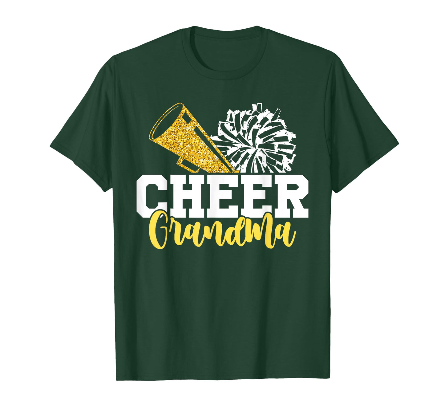 Cheer Grandma Hearts Cheerleading Grandmother T-Shirt