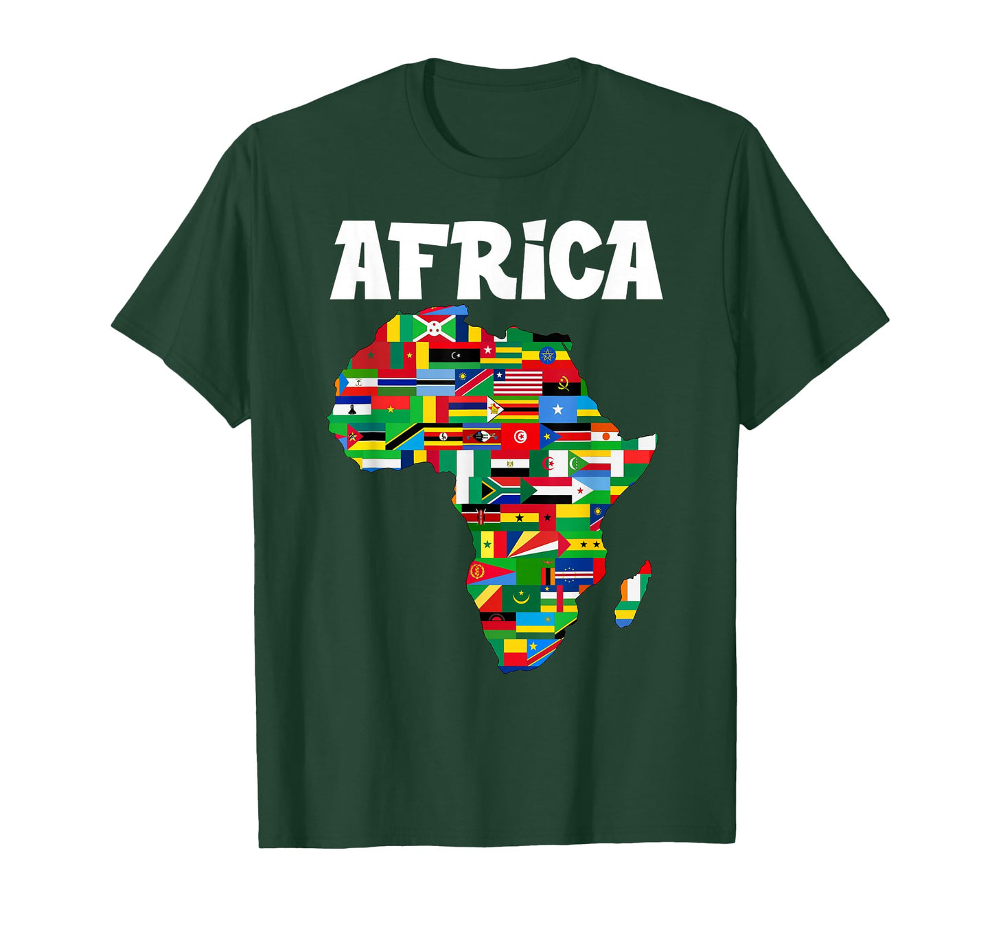 Africa T-Shirt Proud African Country Flags Continent Love T-Shirt