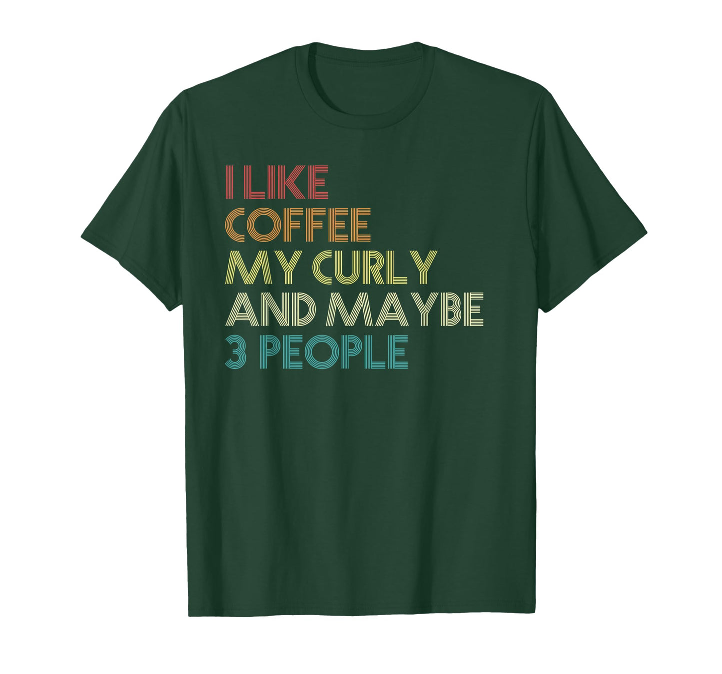 Curly Coated Retriever Dog Owner Coffee Lovers Gift Vintage Men Women T-Shirt