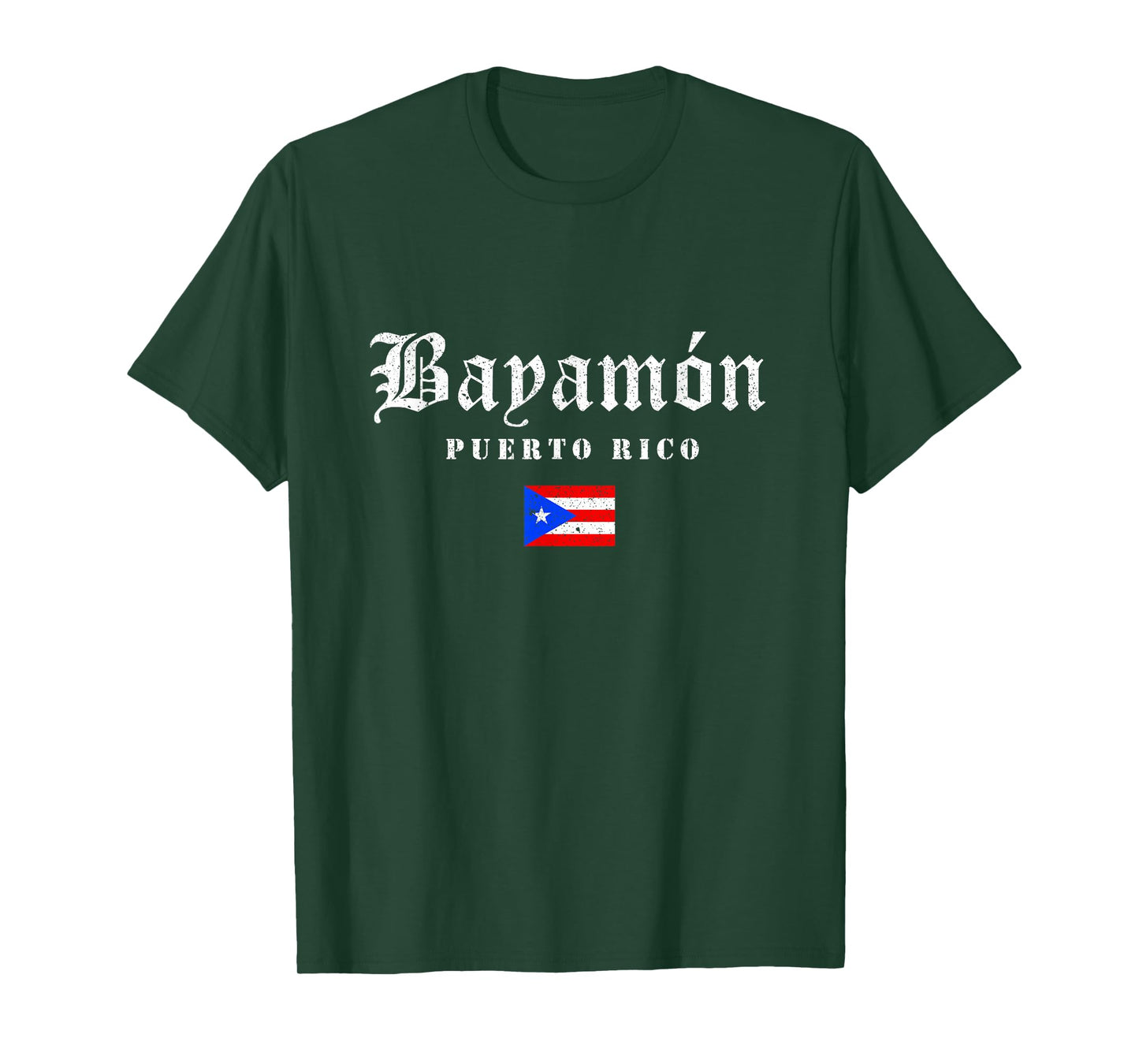 Vintage Bayamón Puerto Rico Flag Pride Home Root Travel T-Shirt