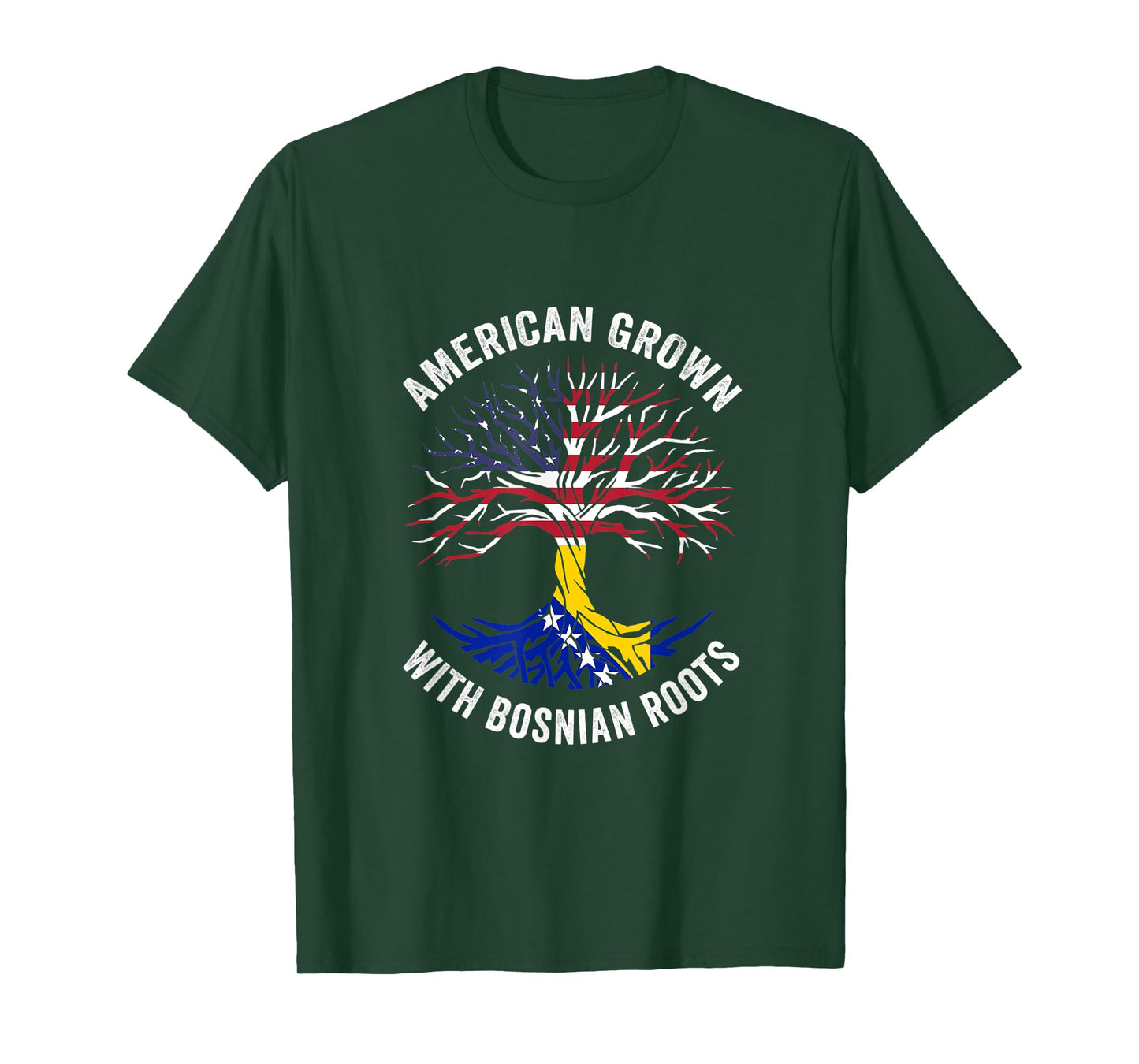 USA American Grown With Bosnian Roots Bosnia and Herzegovina T-Shirt
