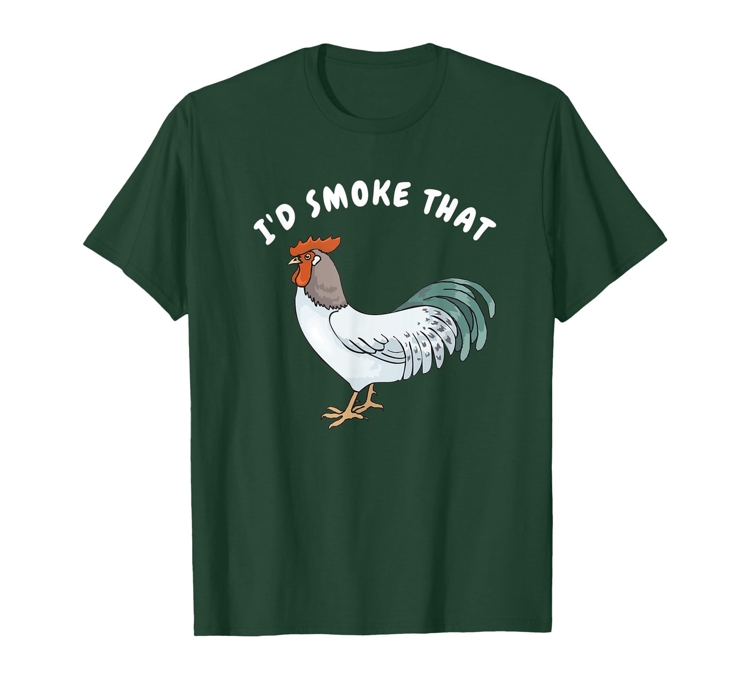 I'd Smoke That Funny Chicken Shirt Smoked Cured Food Shirts