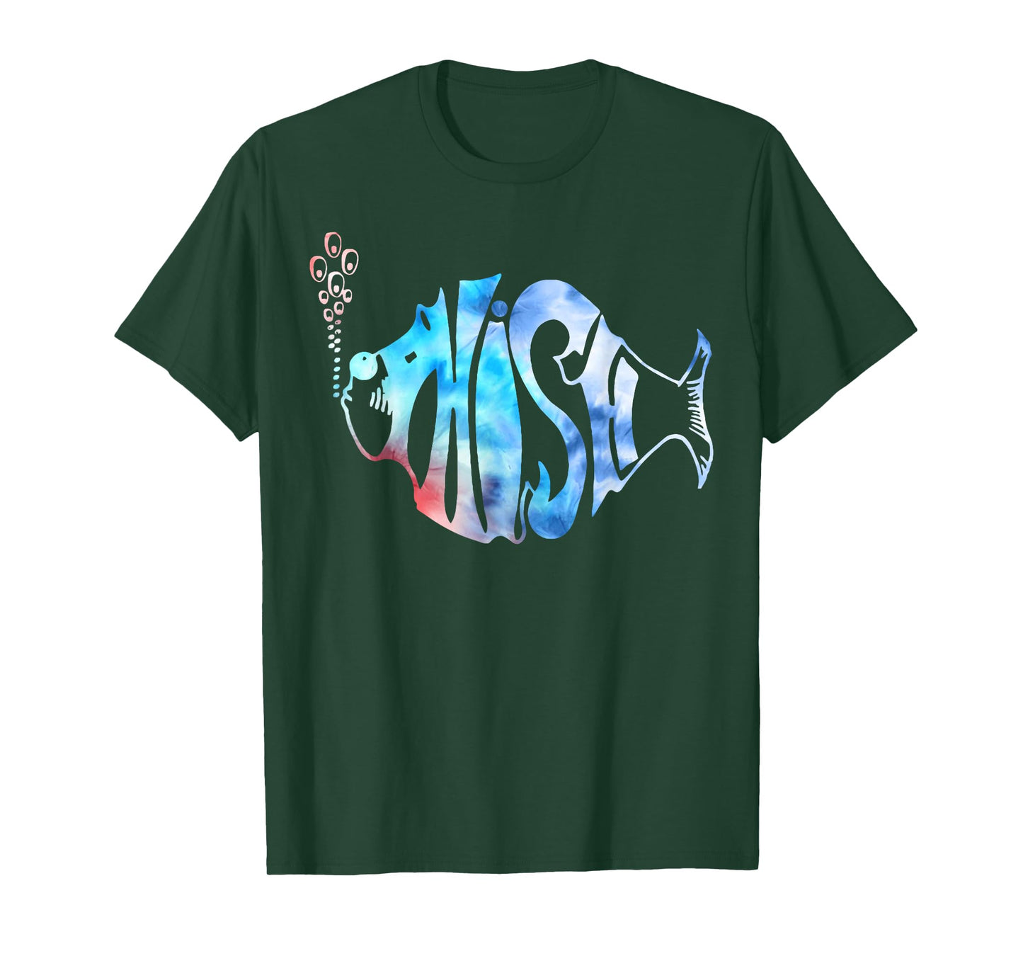 Colorful Phish-Jam, Tie-Dye Tee For Fisherman Fish Graphic T-Shirt