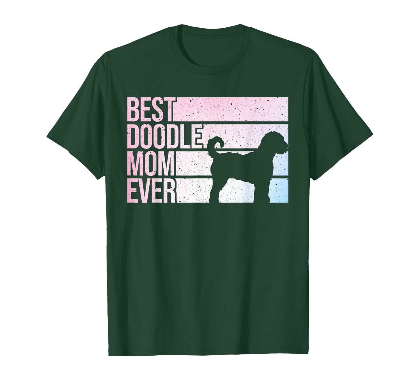 Cool Doodle Mom Art Women Girl Aussiedoodle Goldendoodle Dog T-Shirt