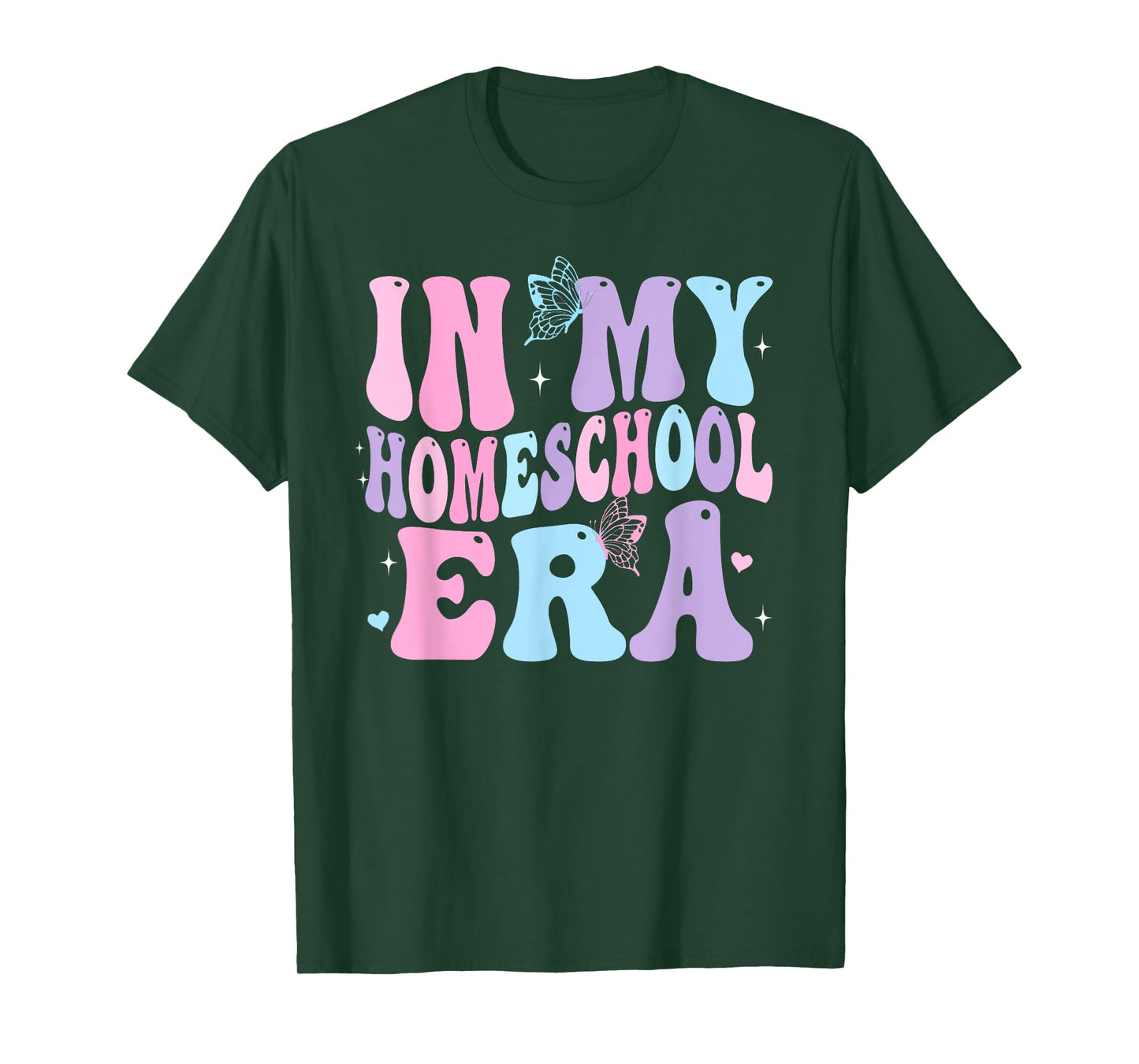 In My Homeschool Era Teachers Women Back To School Girls T-Shirt