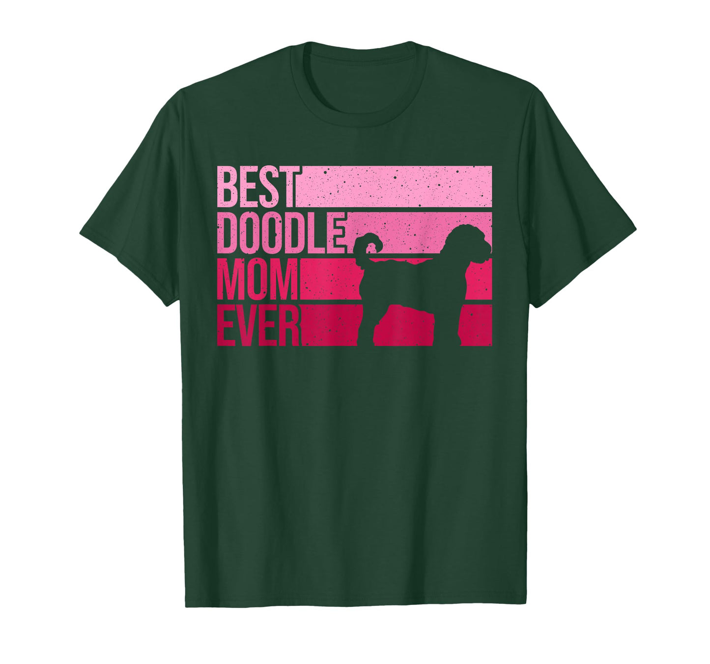 Cool Doodle Mom Art Women Girl Aussiedoodle Goldendoodle Dog T-Shirt