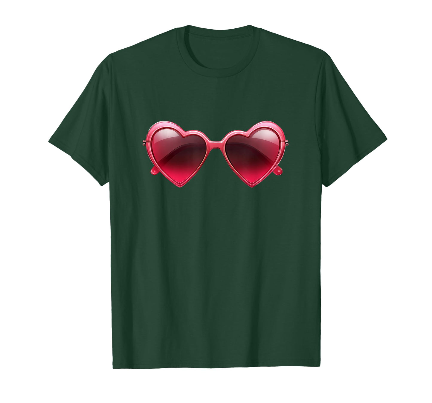 Funny Sunglasses Outfit with Heart Shaped Glasses T-Shirt