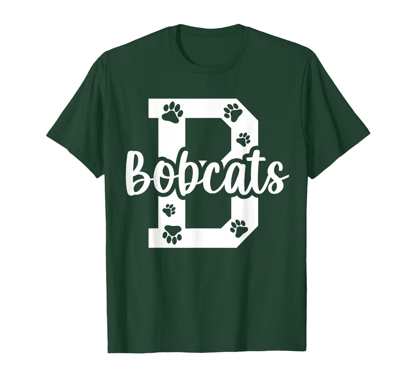 School Spirit Mascot Bobcats Back to School Teacher Student T-Shirt