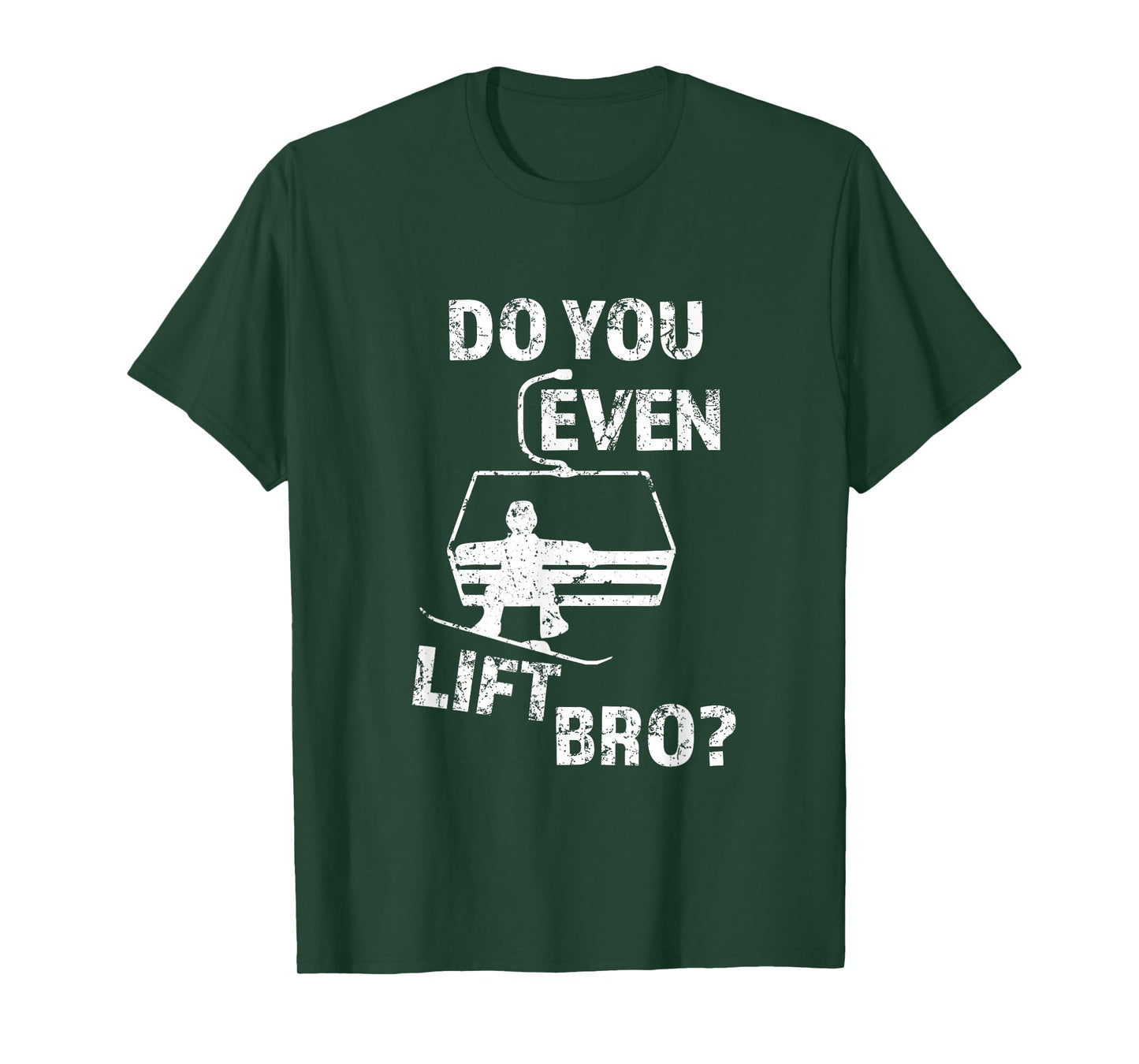 Funny Snowboard Snow Trip Gift Do You Even Lift Bro? Snowboard T-Shirt