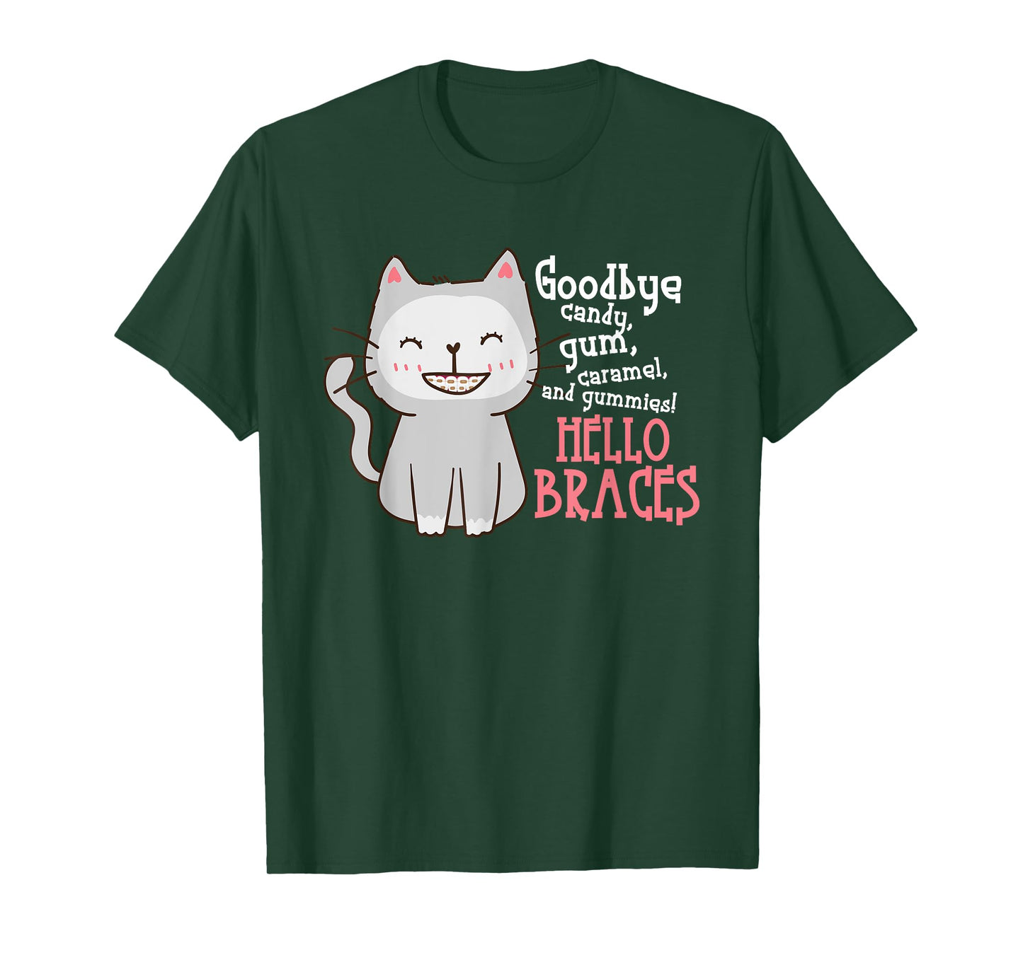 Orthodontist Animal Braces Boys Girls Kids Getting Braces T-Shirt