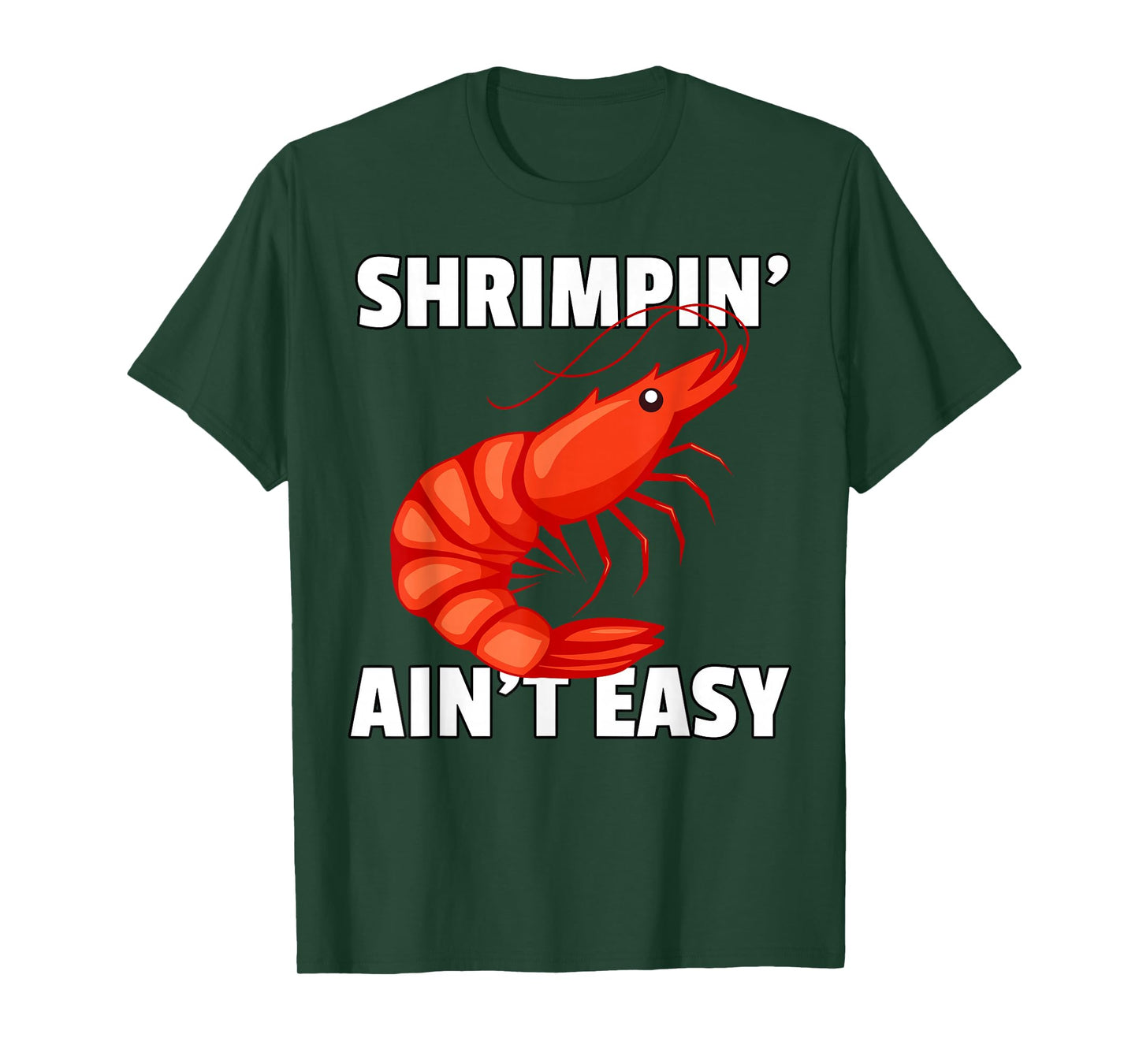 Shrimpin' Ain't Easy Shirt Shrimp Jiu Jitsu BJJ Prawn Tee T-Shirt