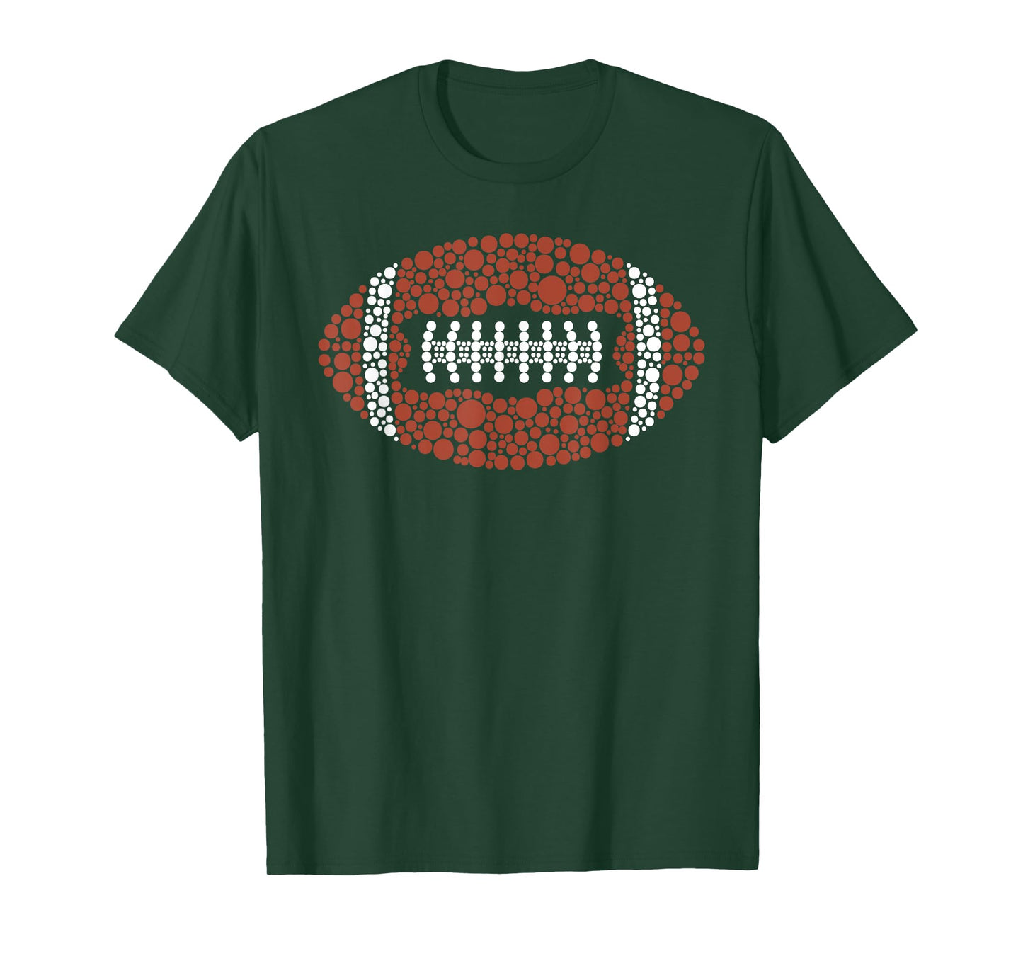 American Football Dots Happy Dot Day Men Boys Kids T-Shirt