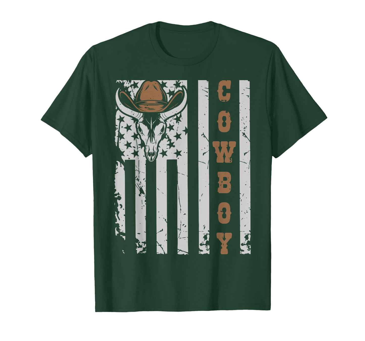 Western Country Men Teen Boy Kid Rodeo Southern Retro Cowboy T-Shirt