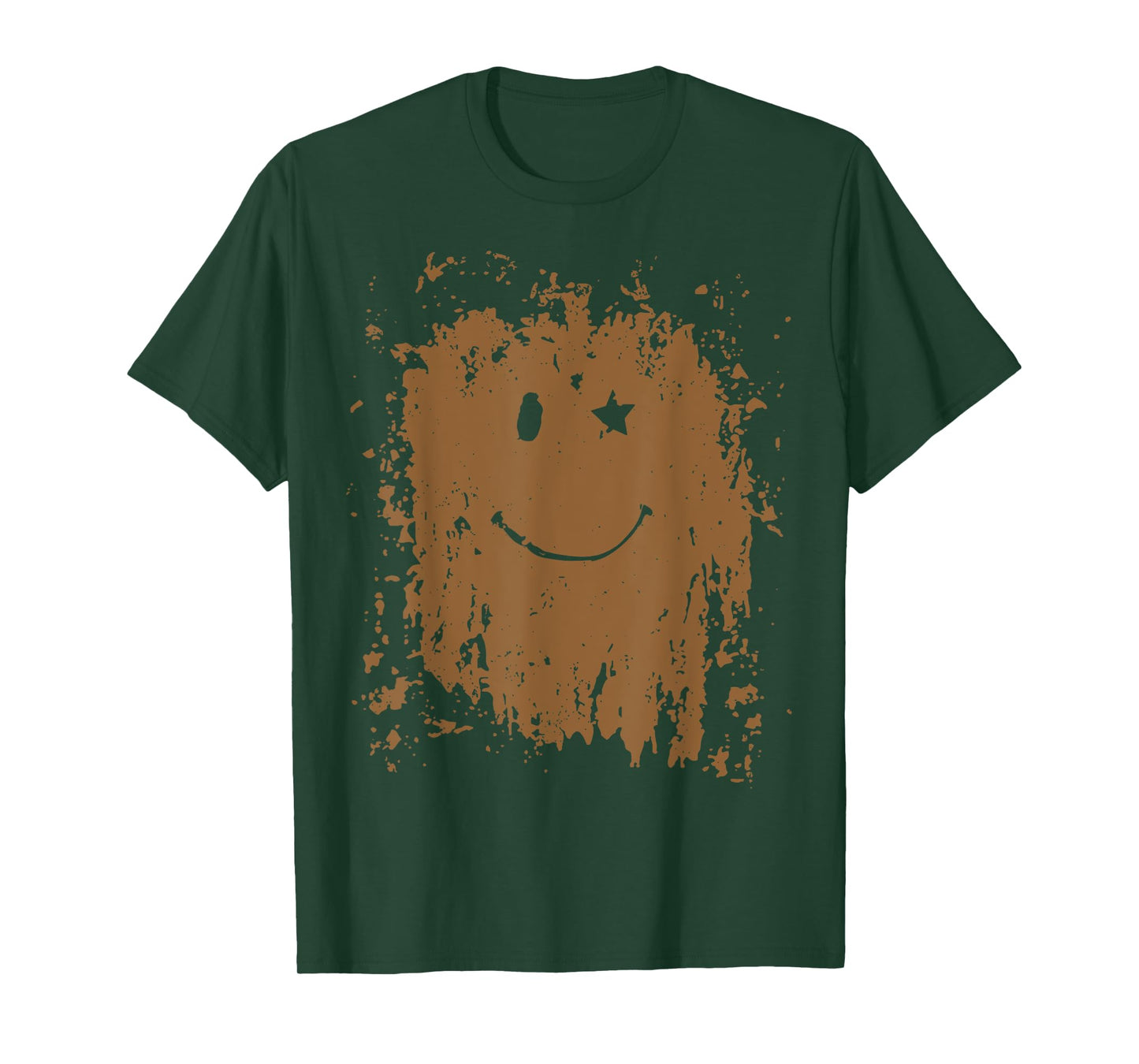 Funny Mud Splatter Face Cool Marathon and Mud Run T-Shirt