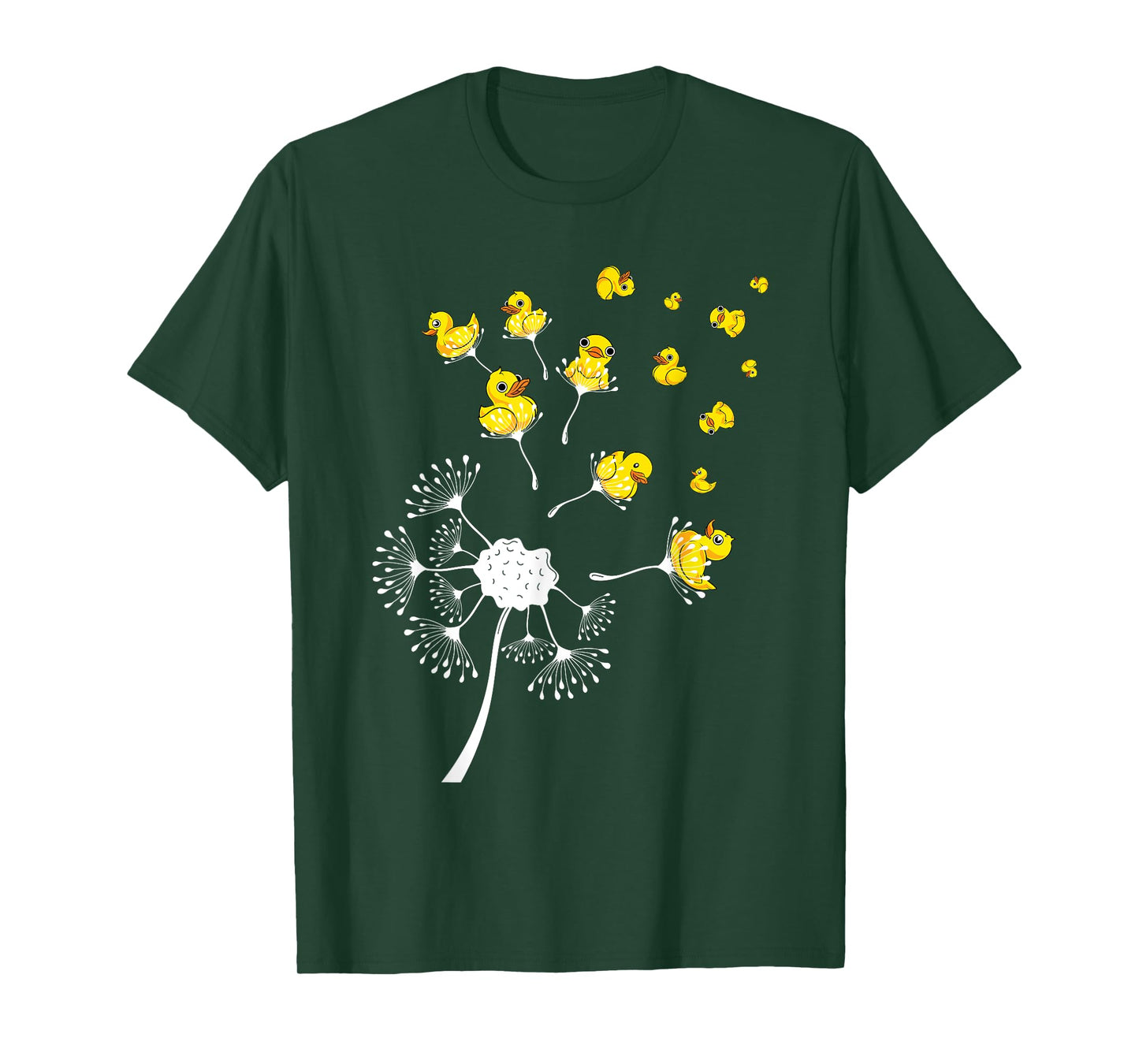 Dandelion Duckling Duckie Bath Toy Ducky Funny Rubber Duck T-Shirt