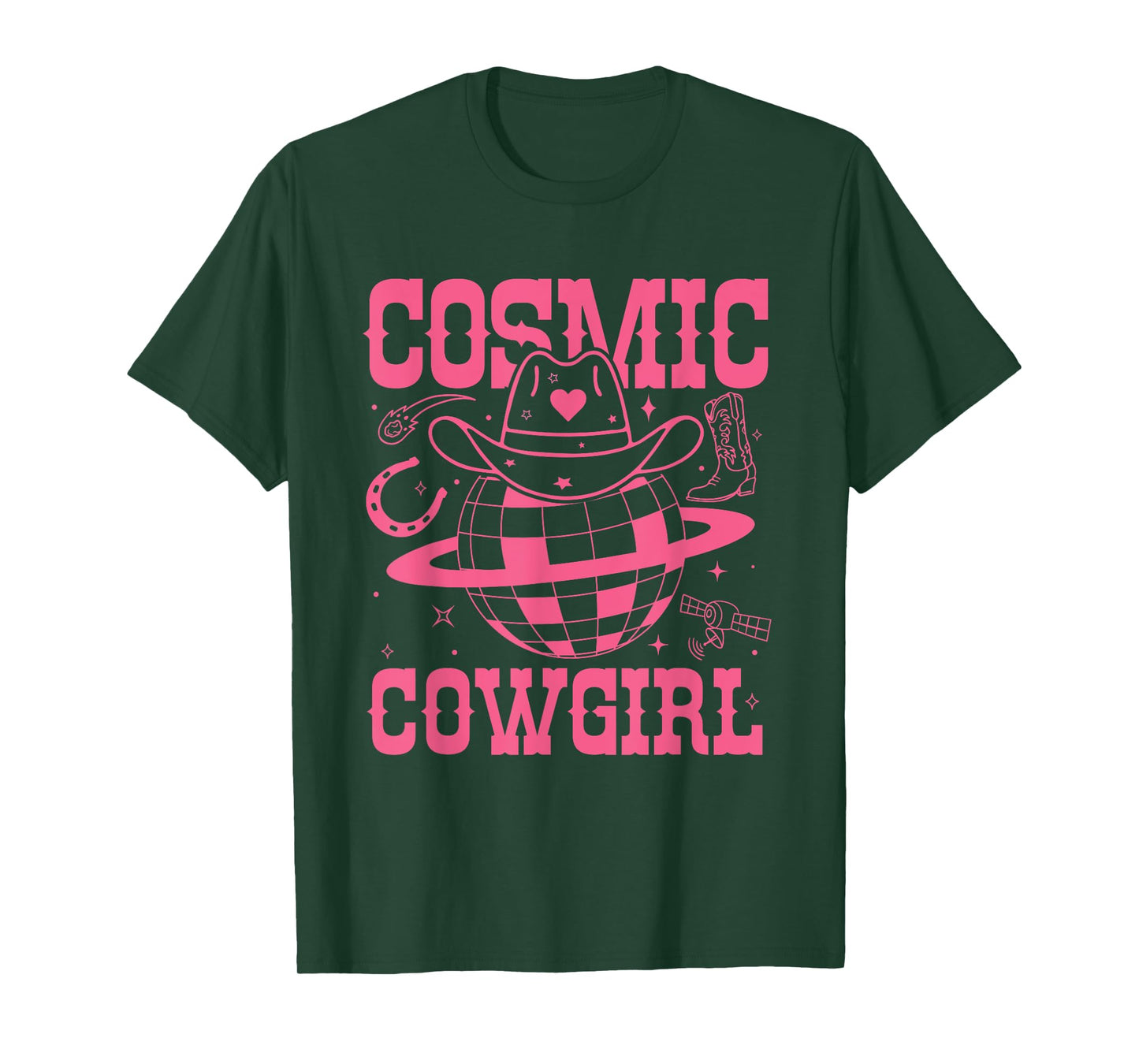 Cosmic Space Cowgirls Shirt Bachelorette Party Rodeo Girls T-Shirt