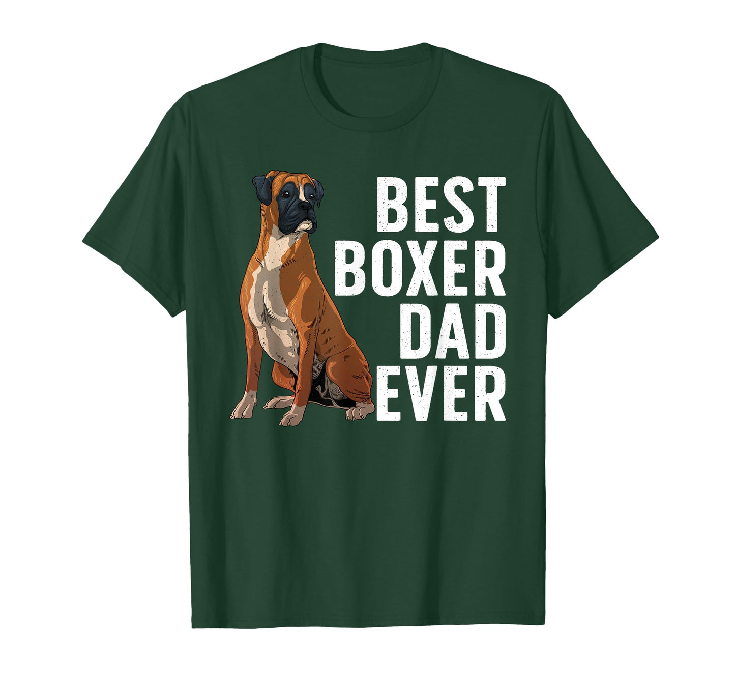 Best Boxer Dog Design For Men Dad Pet Animal Boxer Dog Lover T-Shirt