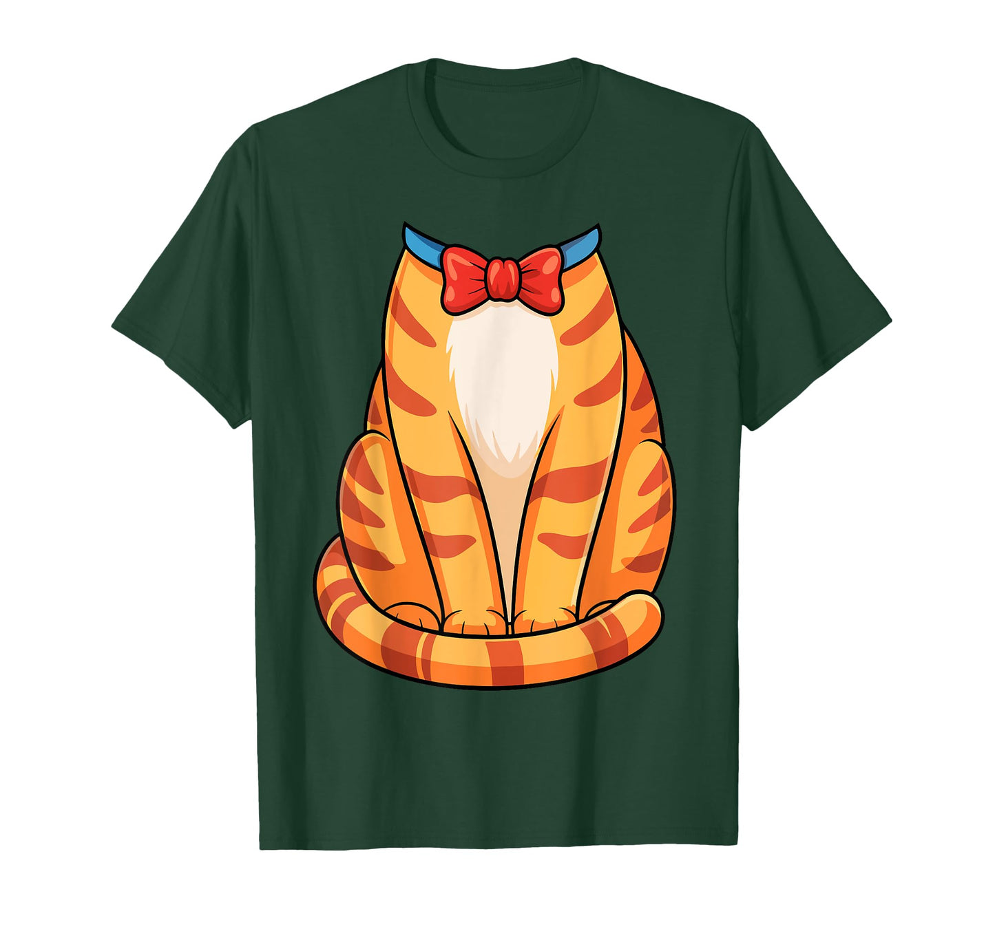 Orange Cat Shirt Adult Kids Men Women Tabby Cat Costume T-Shirt