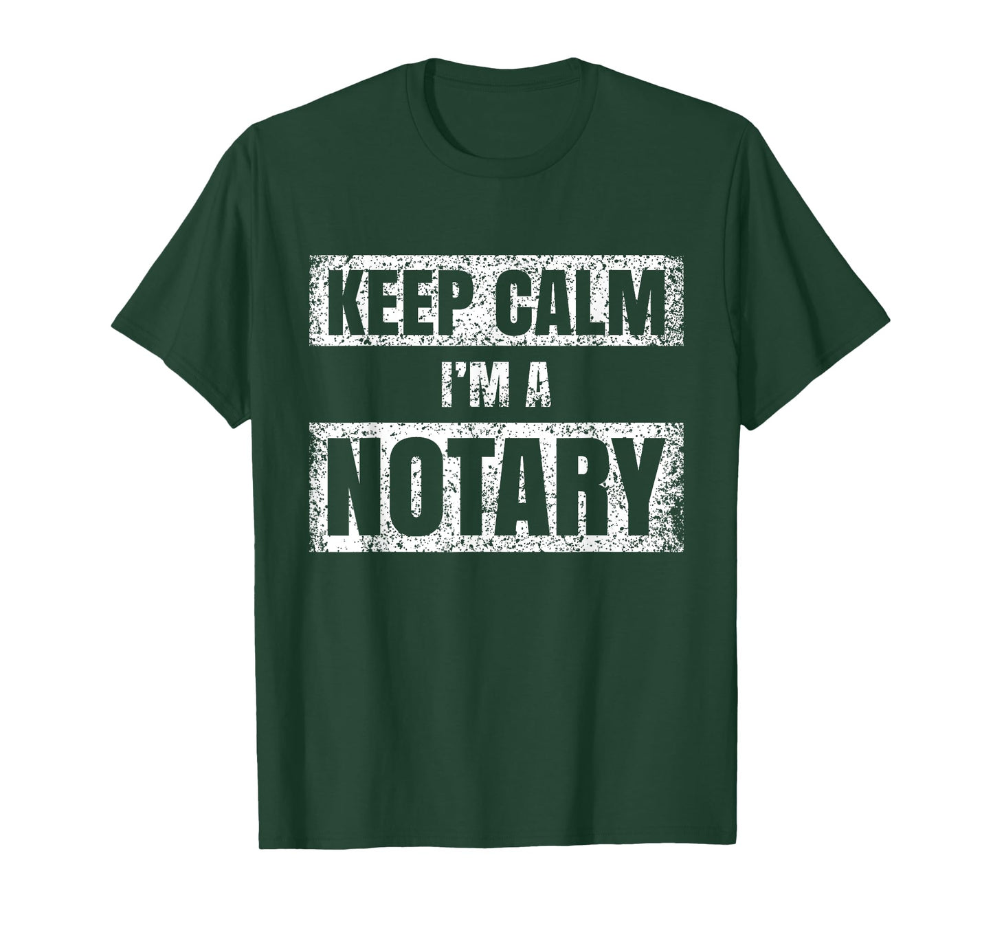 Keep calm I'm a notary Notaries Job Public Servant T-Shirt