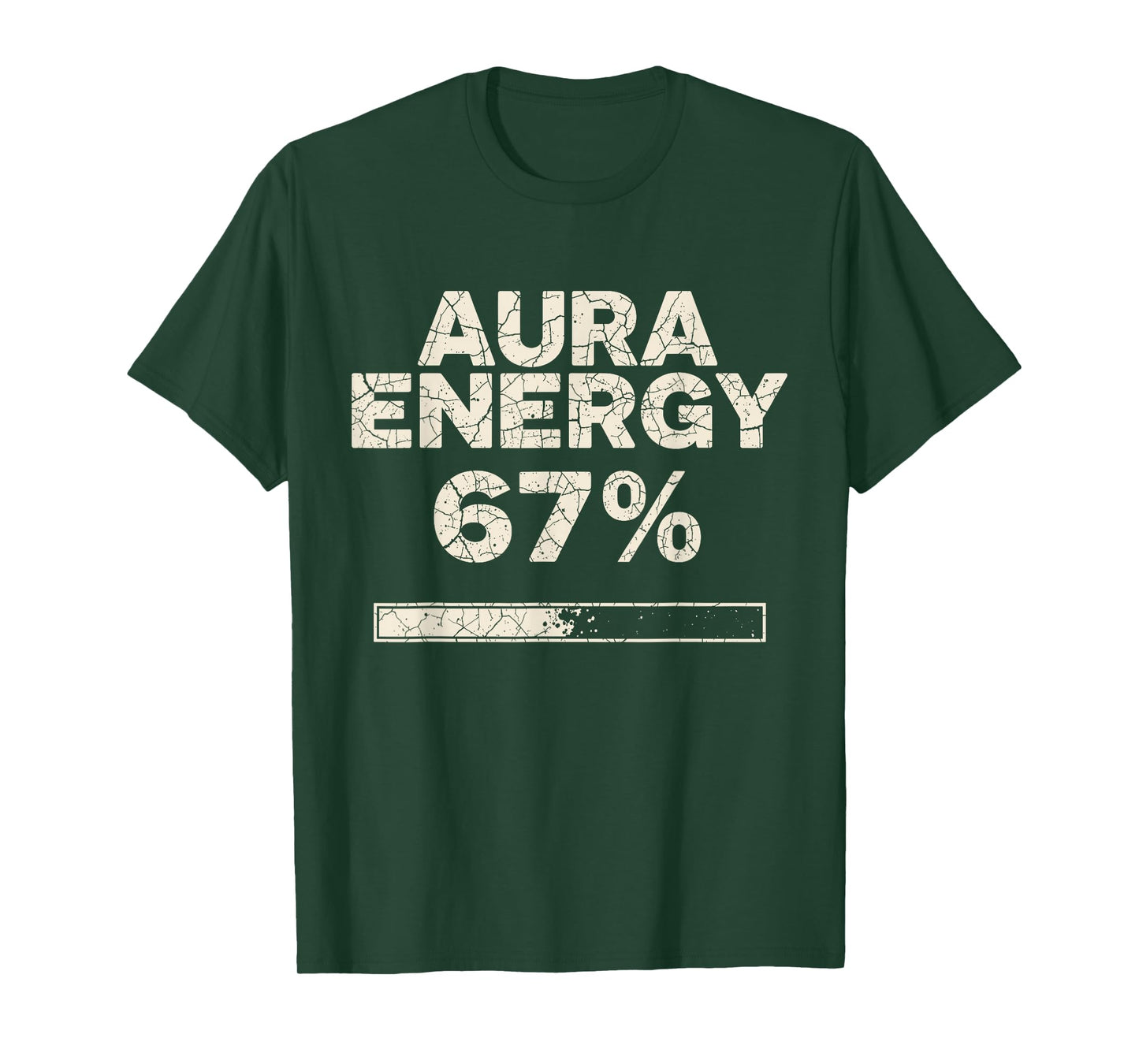 Aura Energy at 67 Six Seven Funny Gen Alpha Slang Meme T-Shirt