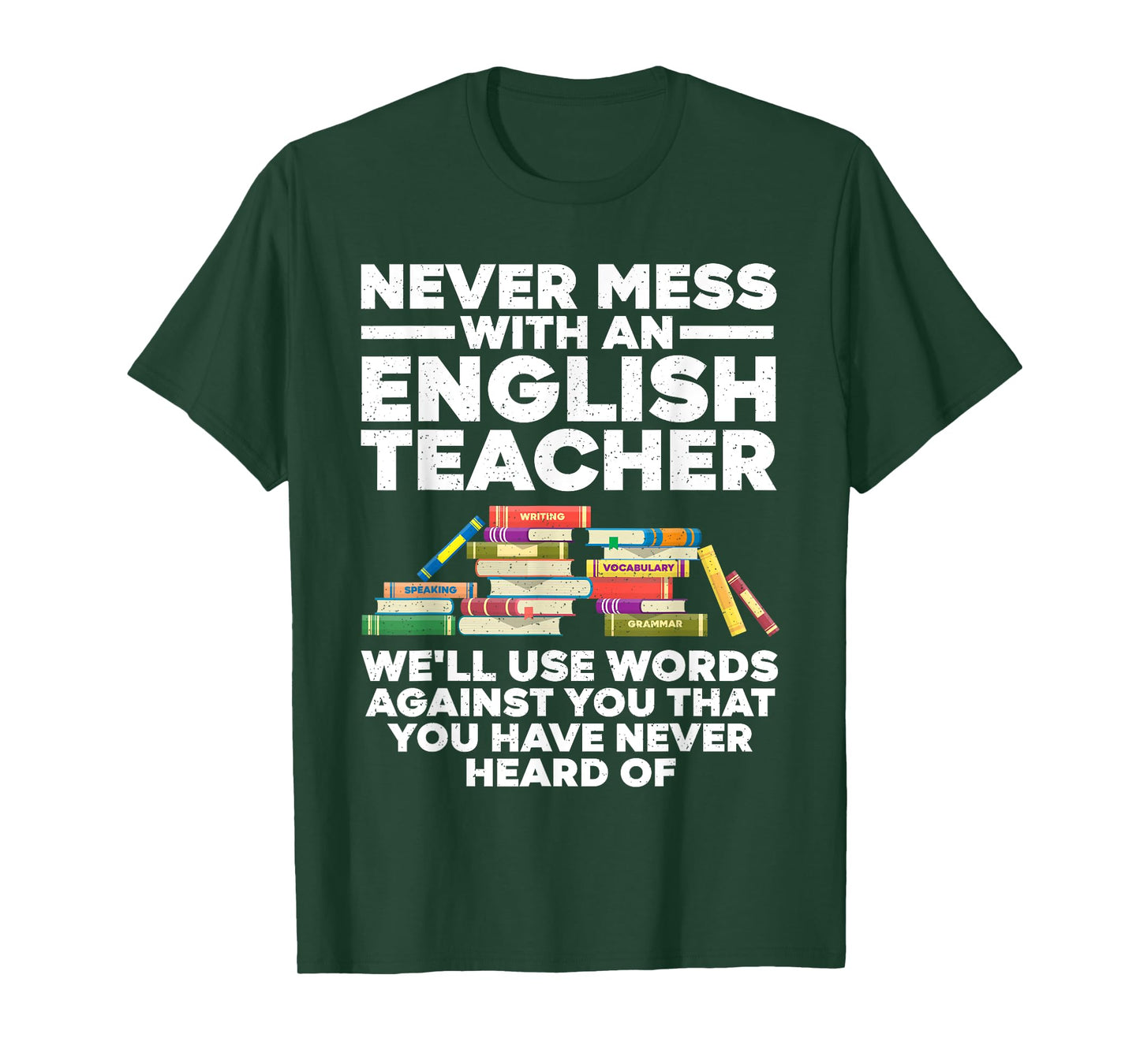 Funny English Teacher Art For Men Women Reading ELA Teachers T-Shirt