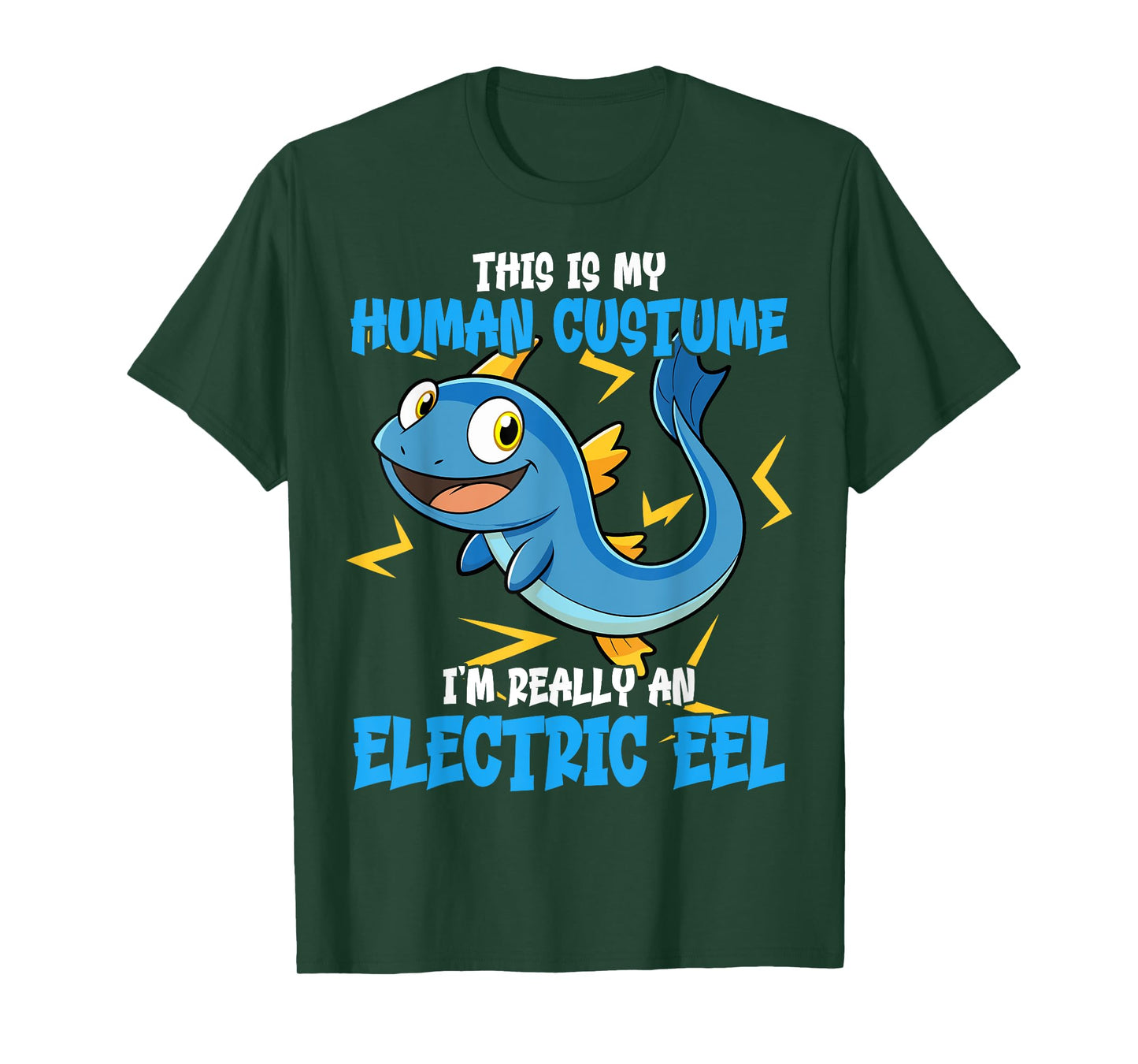 Funny Electric Eel Costume Design Animal Lovers Electric Eel T-Shirt