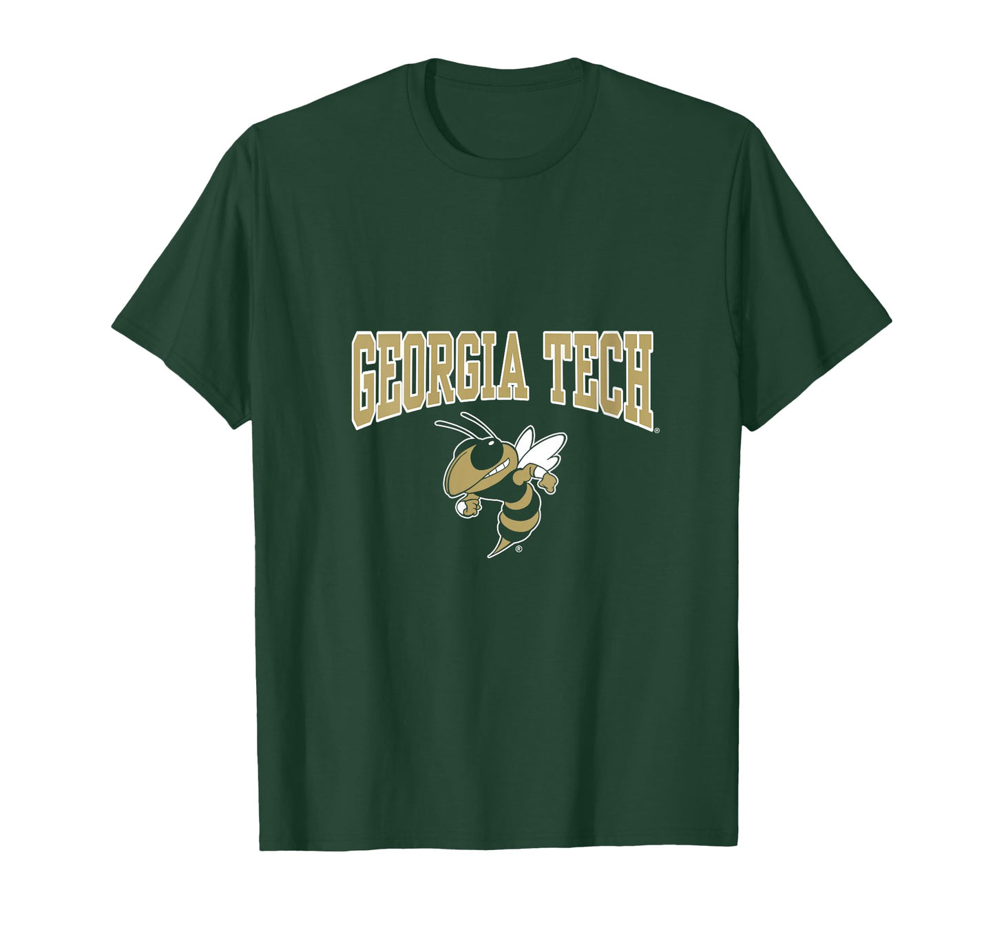 Womens Georgia Tech Yellow Jackets Buzz Navy Officially Licensed V-Neck T-Shirt