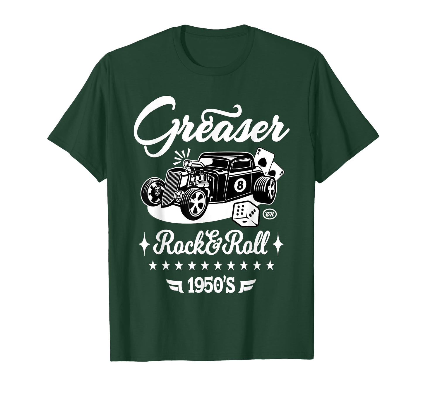 1950s Sock Hop Costume Retro 50s Vintage Rockabilly Greaser T-Shirt