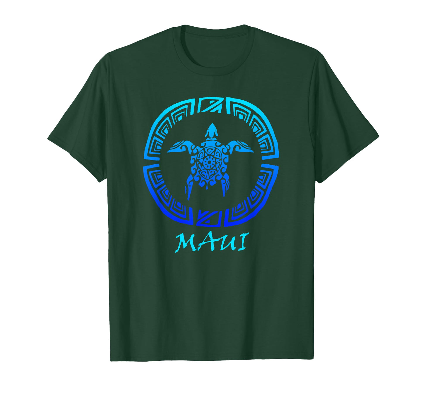 Maui Vintage Retro Tribal Sea Turtle Throwback T-Shirt