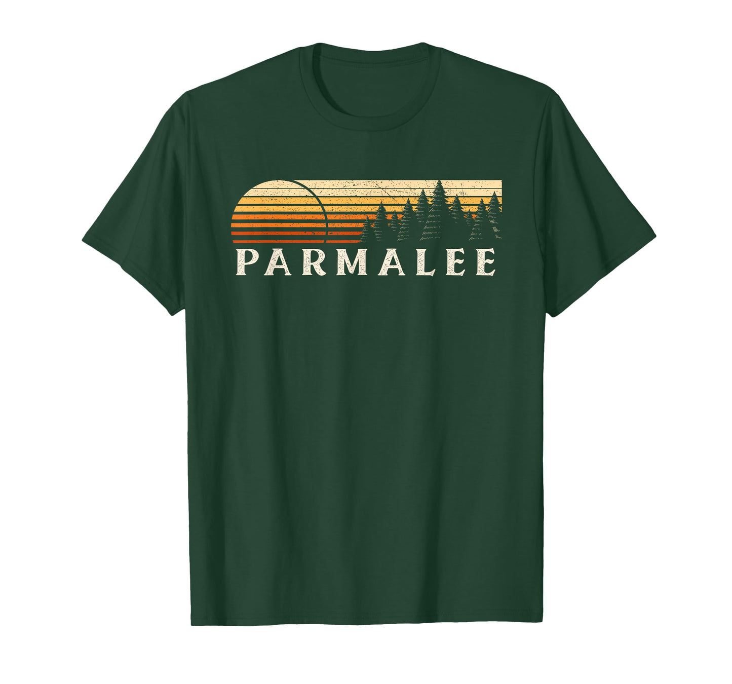Parmalee, FL Vintage Evergreen Sunset Eighties Retro T-Shirt