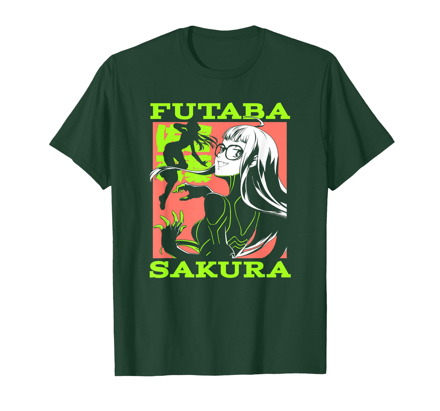 Persona 5 Futaba Sakura Manga Collage RPG Video Game T-Shirt
