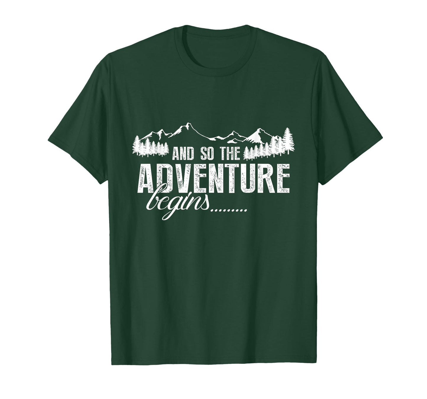 And So The Adventure Begins Camping Road Trip T-Shirt T-Shirt
