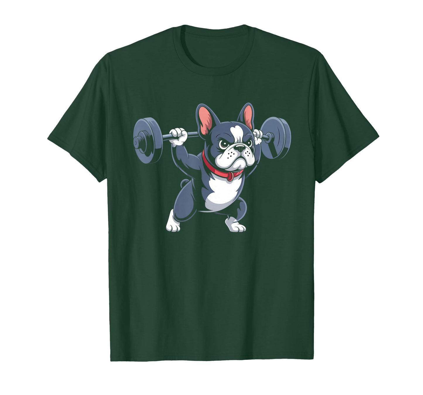 French Bulldog Weightlifting Funny Deadlift Men Fitness Gym T-Shirt