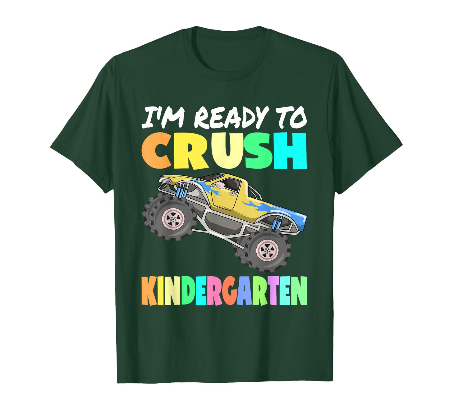 I'm Ready To Crush Kindergarten Dinosaur Back to School Boys T-Shirt