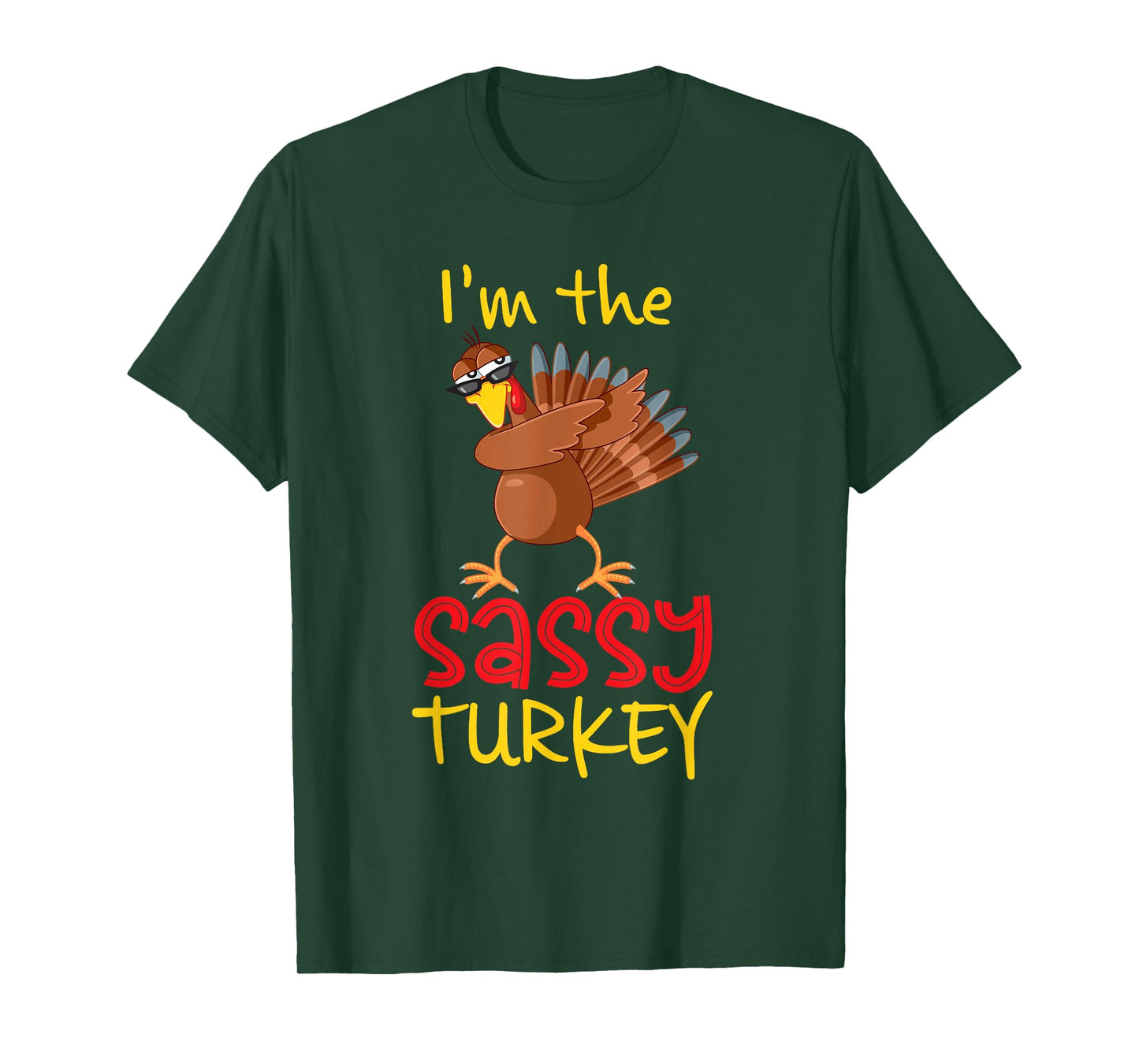 Funny Sassy Turkey Matching Family Group Thanksgiving Party T-Shirt