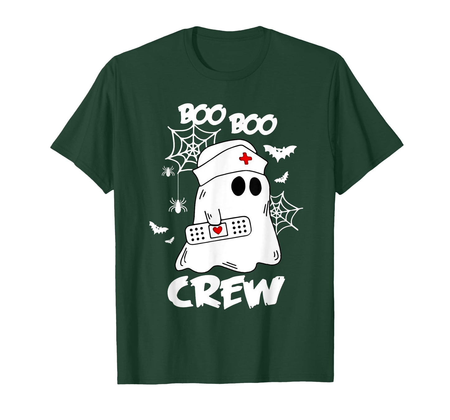 Boo Boo Crew Halloween Nursing Medical Ghost T-Shirt