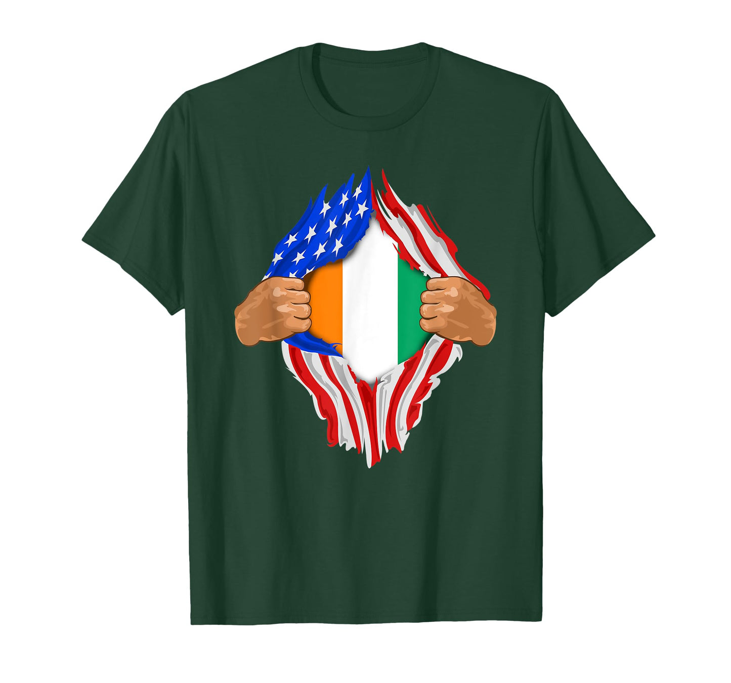 Ivorian Blood Inside Me T-Shirt | Ivory Coast Flag Gift