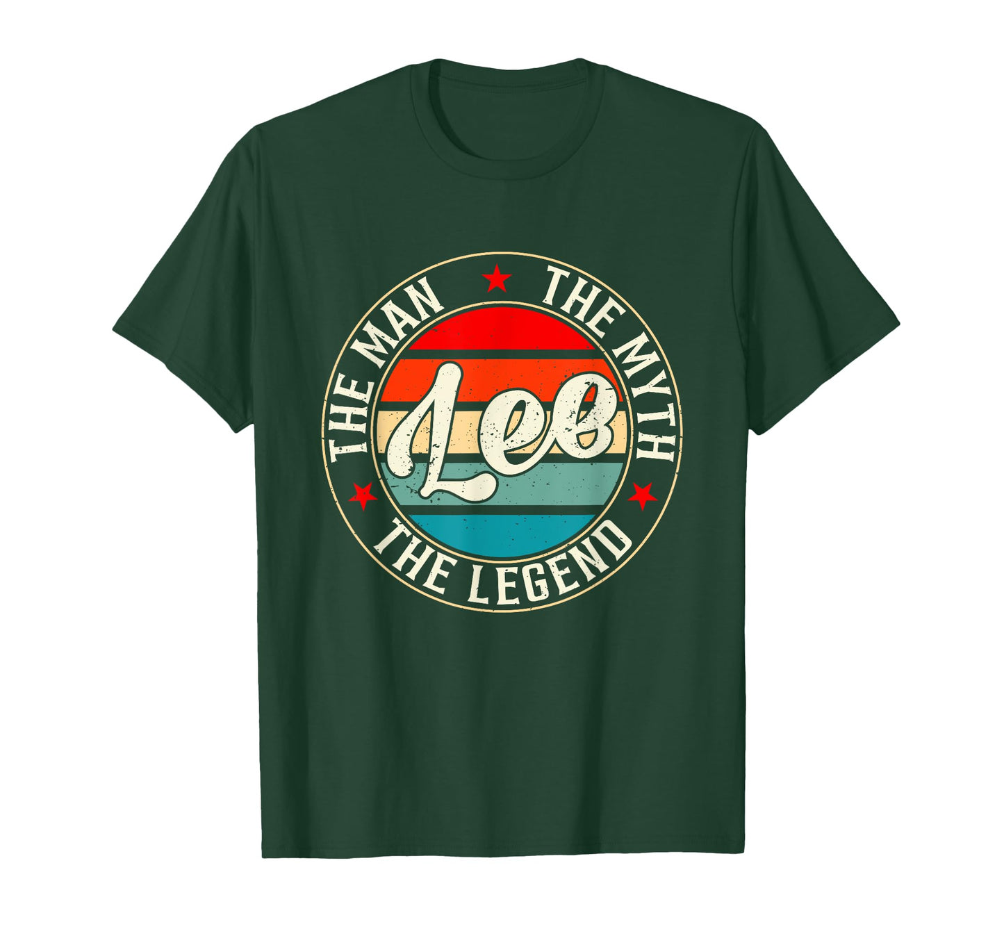 LEE The Man The Myth The Legend Shirt Funny Personalized T-Shirt