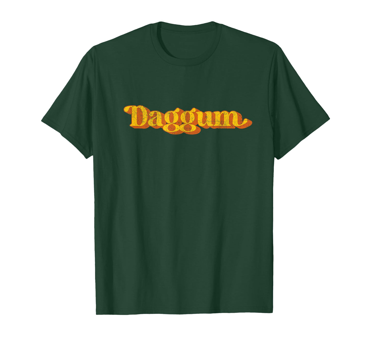 Vintage Daggum Country Funny Southern Slang Saying Retro 70s T-Shirt
